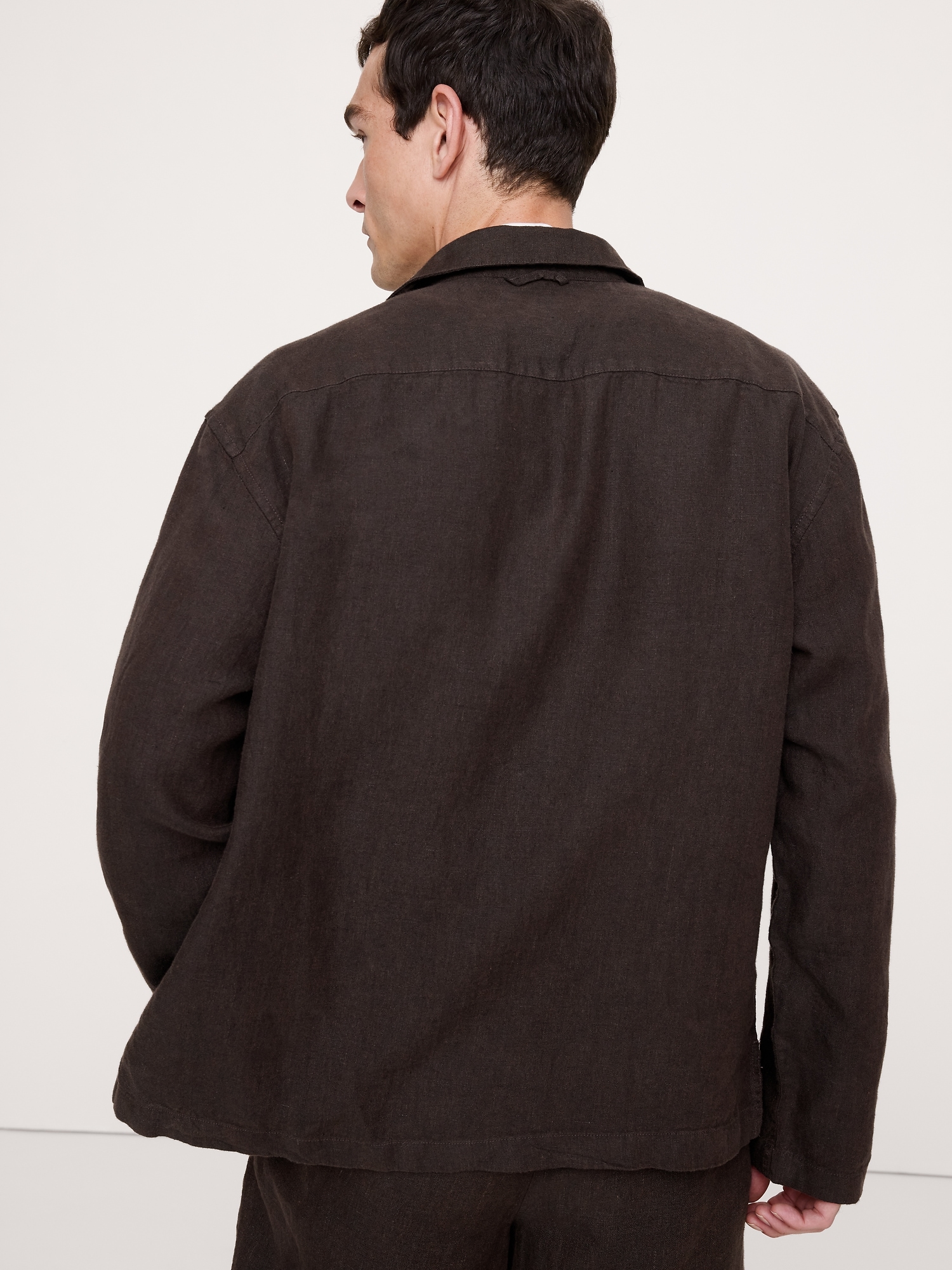 Image number 2 showing, Relaxed-Fit Linen Long-Sleeve Resort Shirt