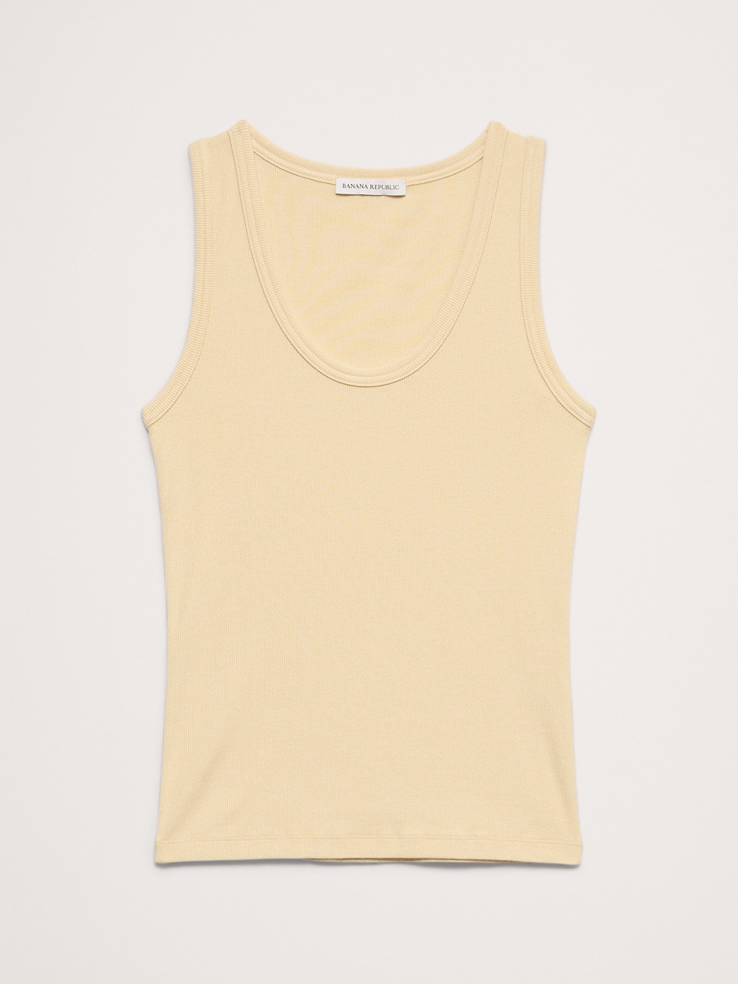 Image number 2 showing, Ribbed Scoop-Neck Tank