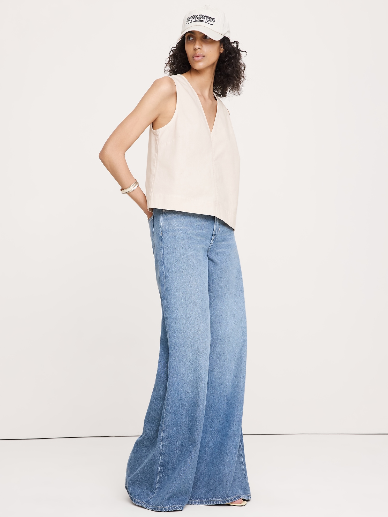 Image number 1 showing, Cotton Canvas Tank