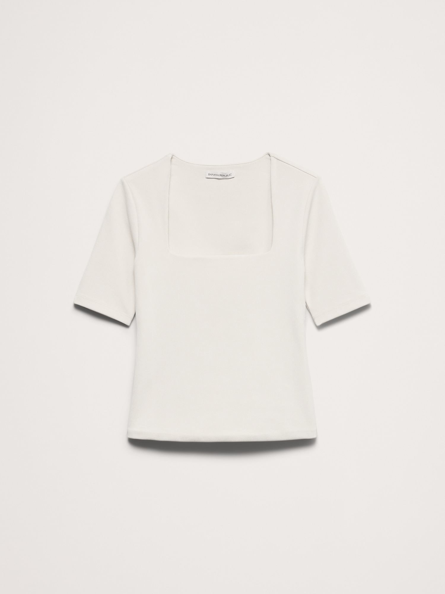 Image number 2 showing, Sculpted-Stretch Square-Neck Top