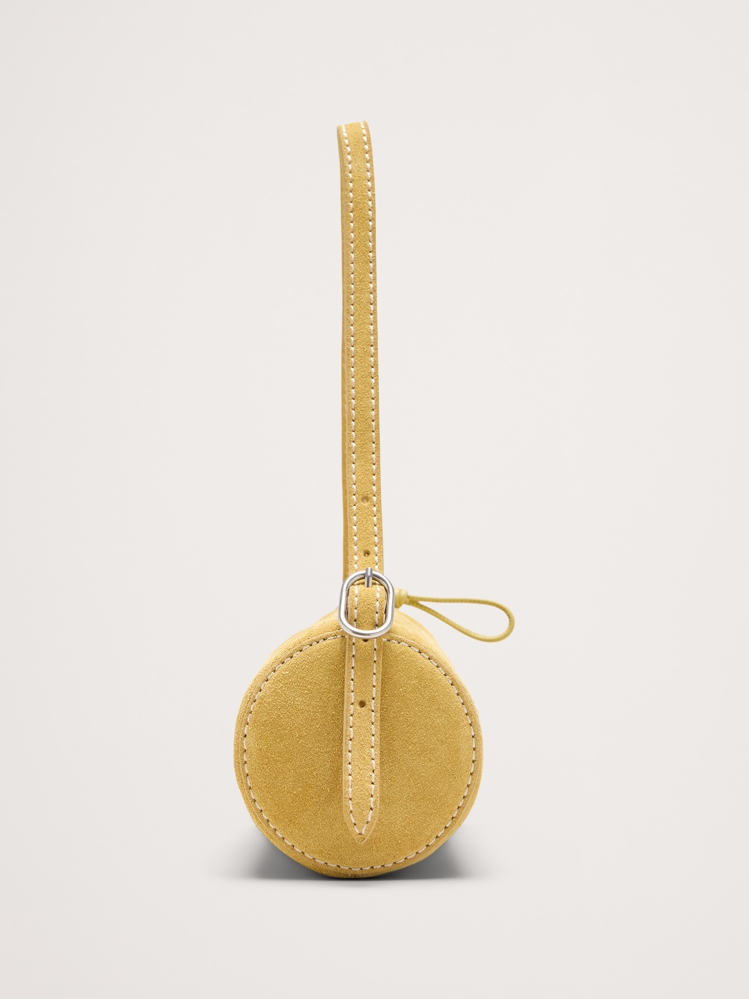 Image number 3 showing, Leather Barrel Bag