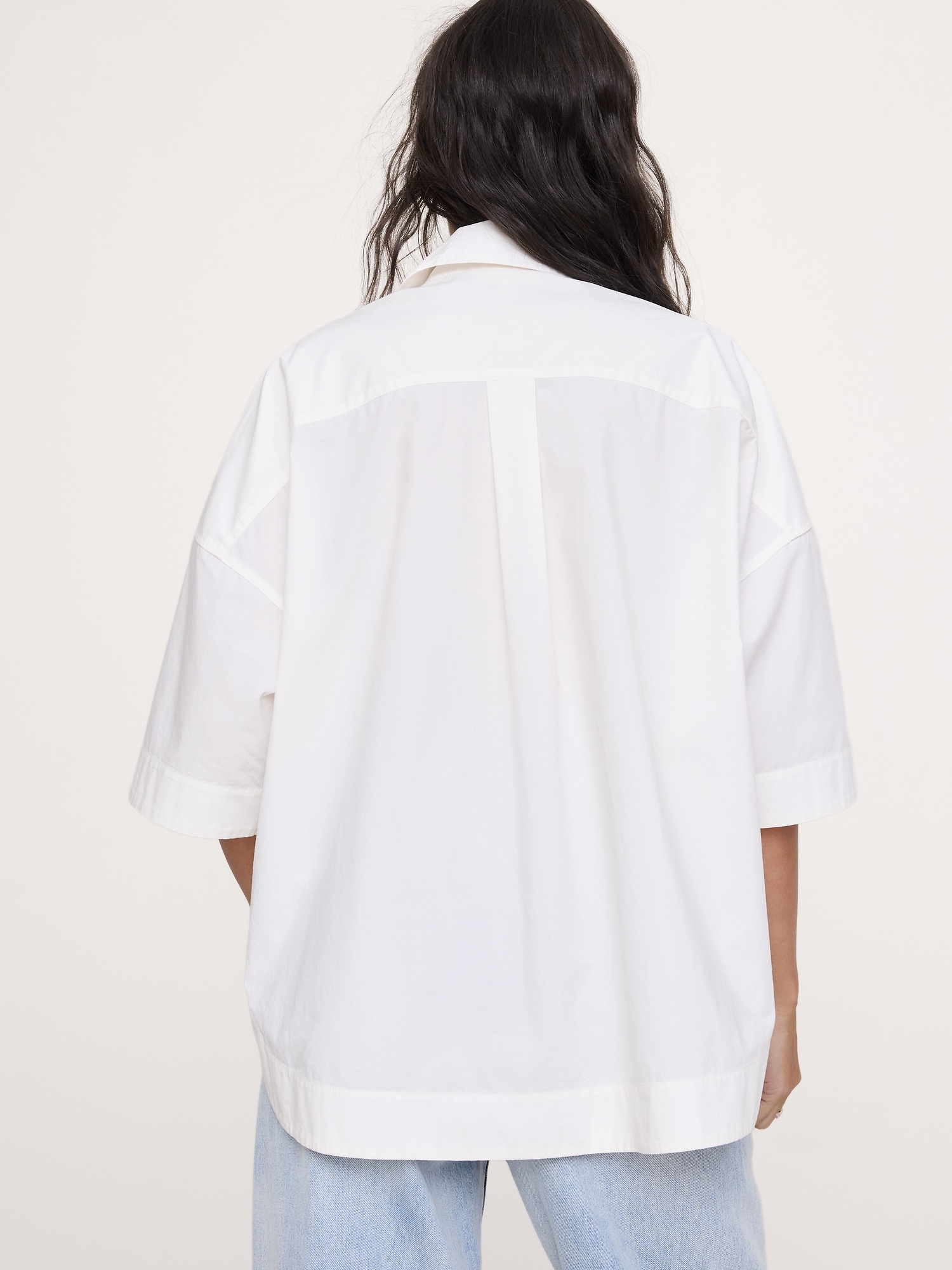 Image number 3 showing, Cotton Poplin Popover Tunic