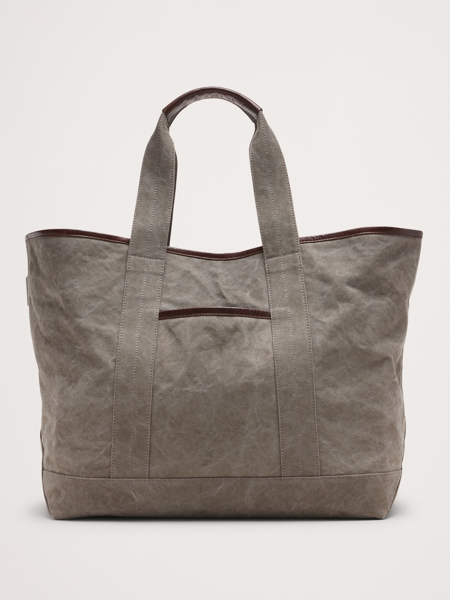 Image number 1 showing, Canvas & Suede Weekend Tote
