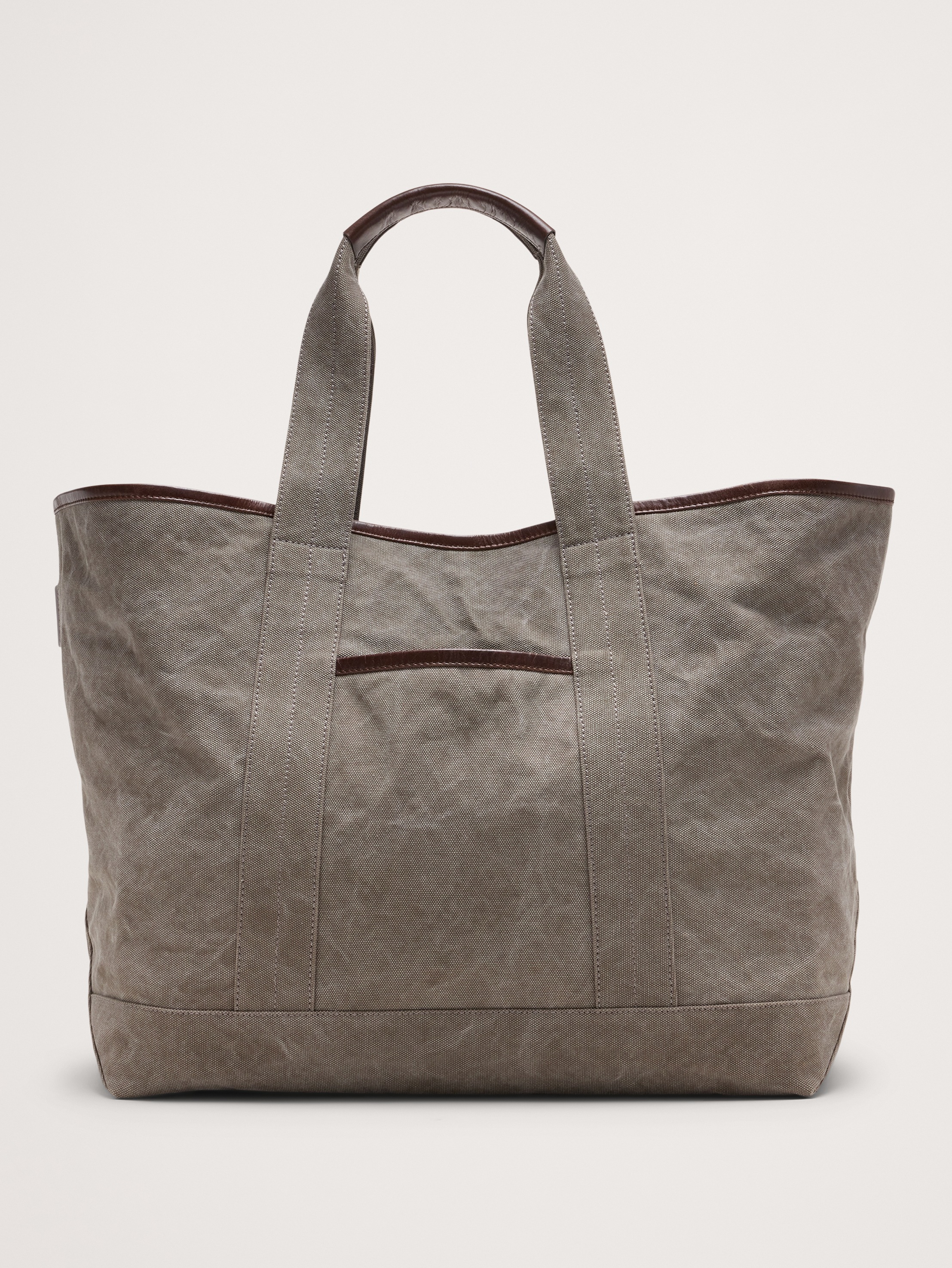 Canvas & Suede Weekend Tote