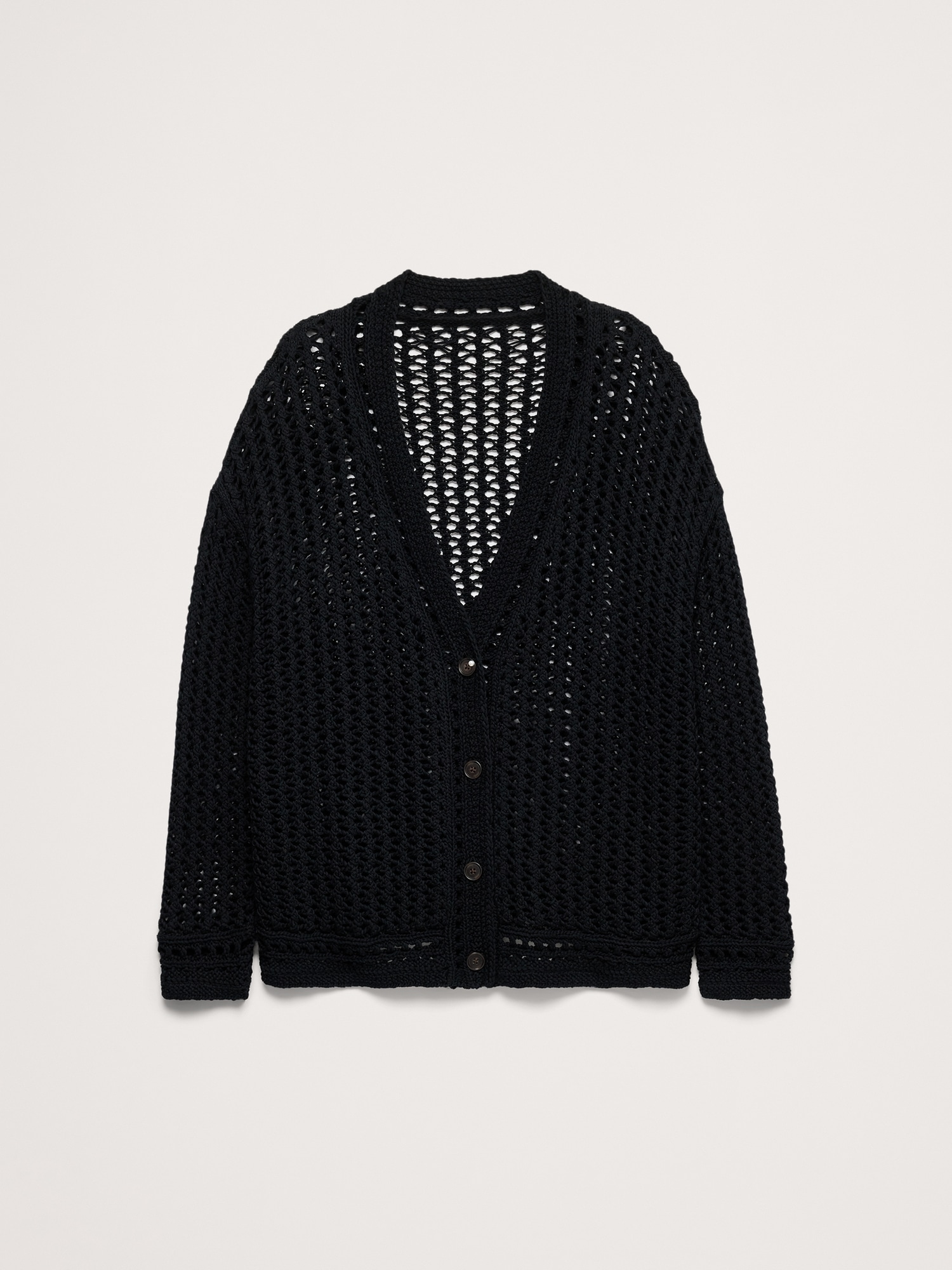 Image number 5 showing, Cotton Crochet Cardigan