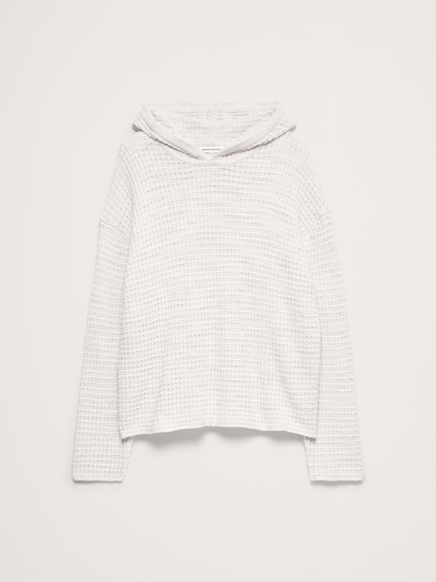 Image number 4 showing, Linen-Cotton Sweater Hoodie