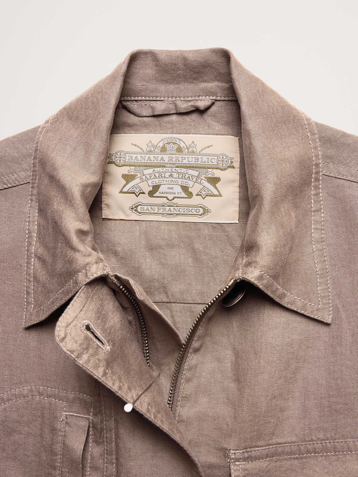 Image number 6 showing, Linen Chore Coat