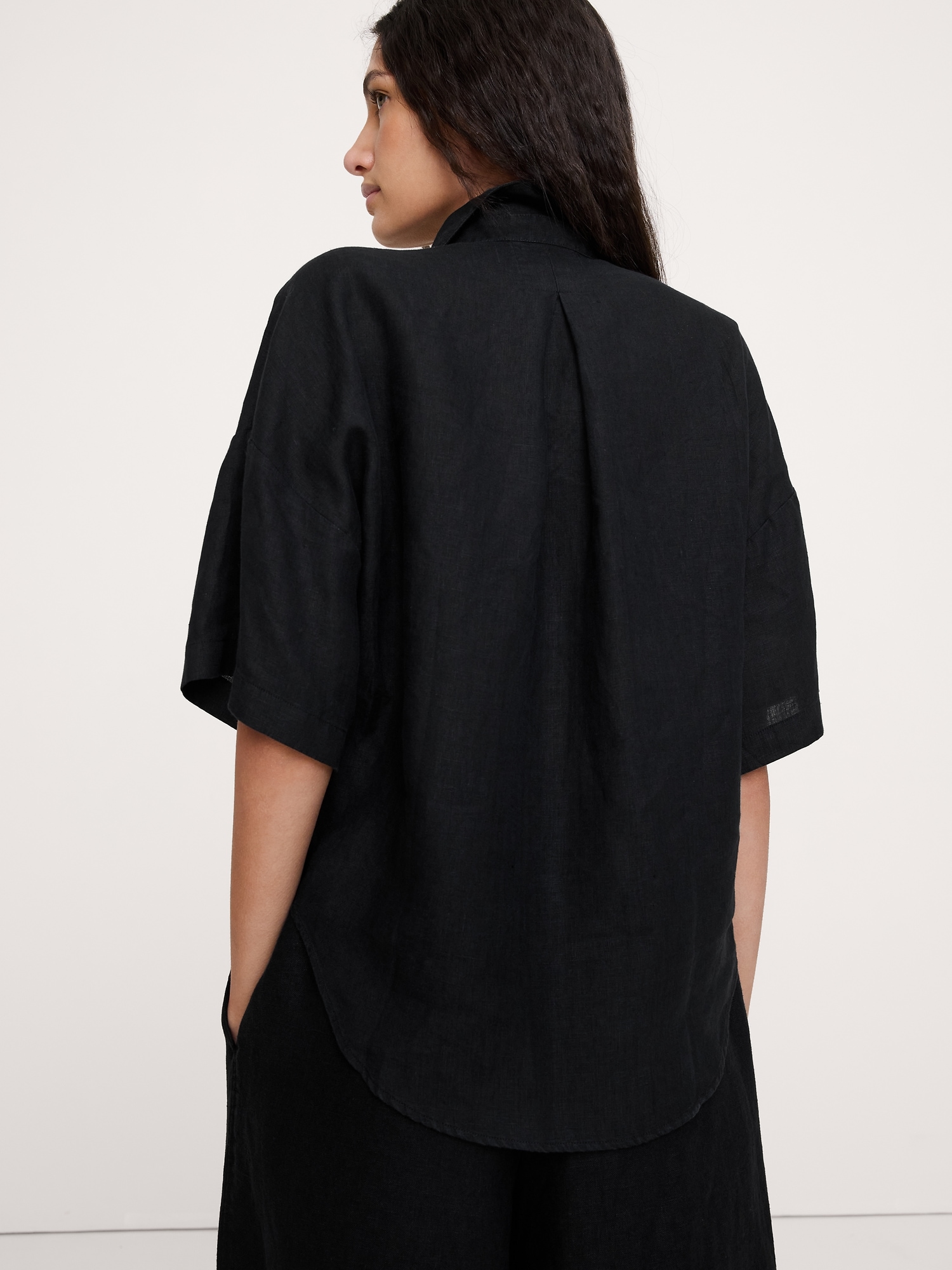 Image number 2 showing, Linen Short-Sleeve Shirt