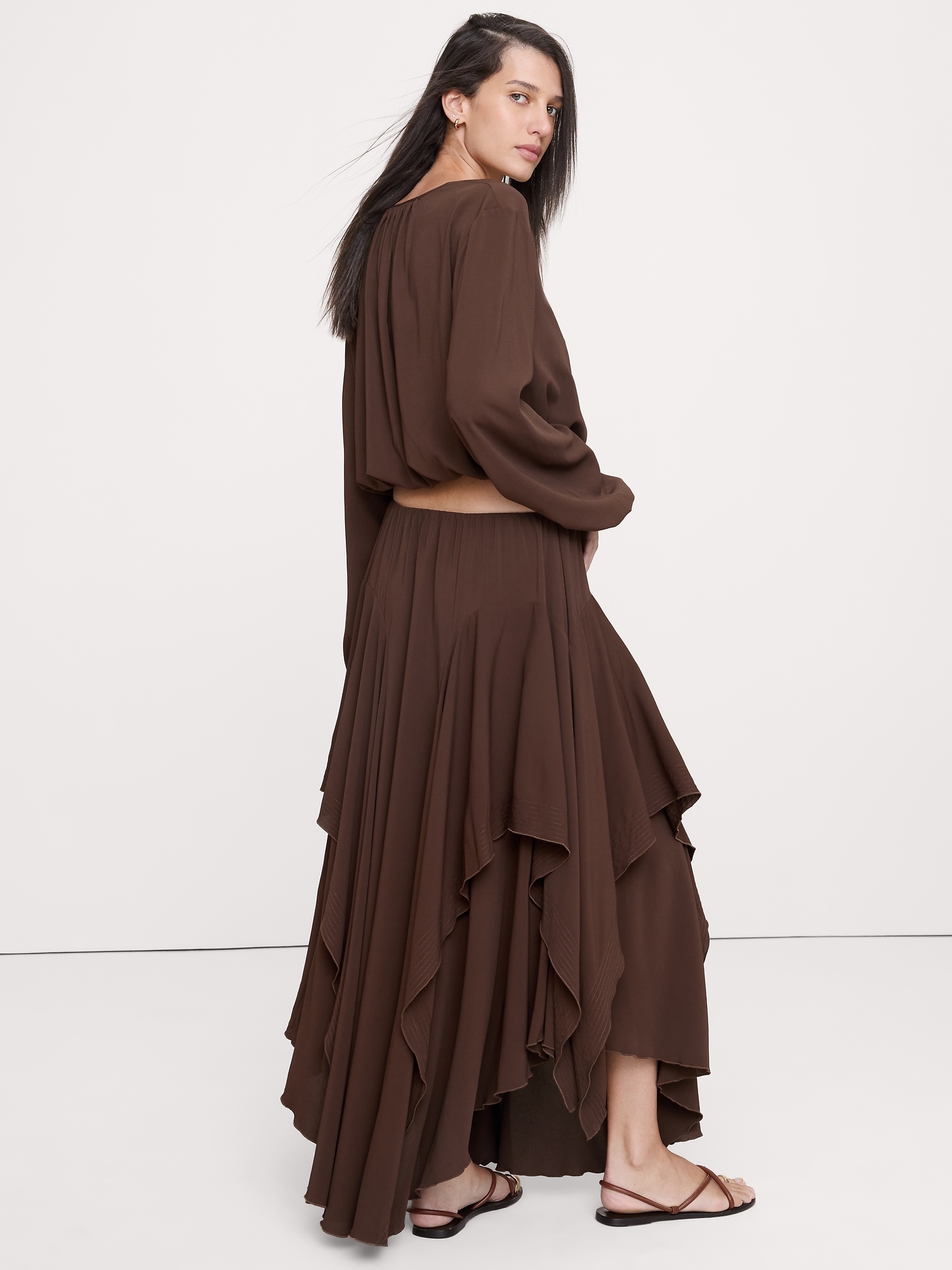 Image number 2 showing, Georgette Tie-Neck Blouse