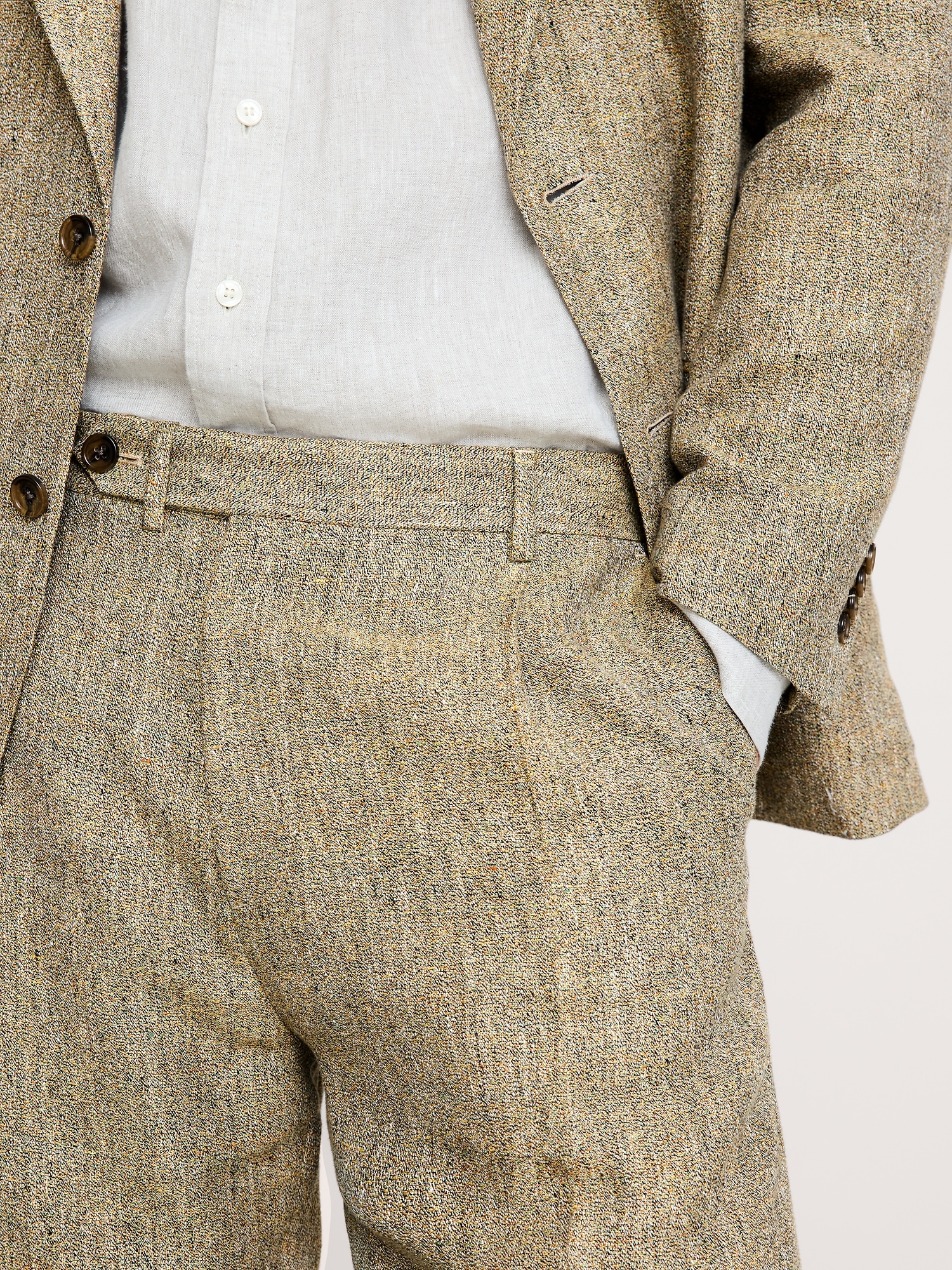 Image number 4 showing, Loose Italian Linen Suit Pant