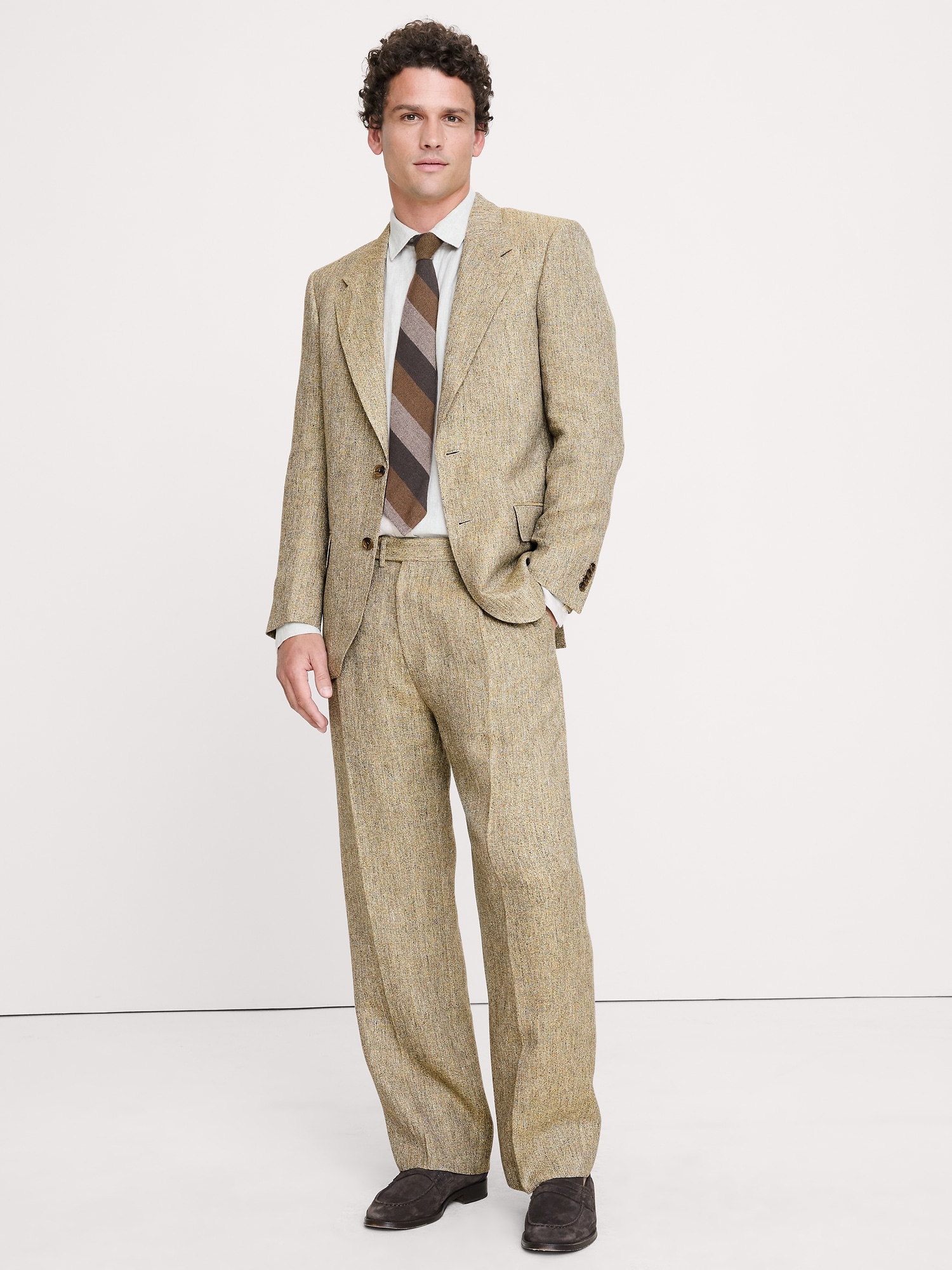 Image number 6 showing, Relaxed Italian Linen Suit Jacket