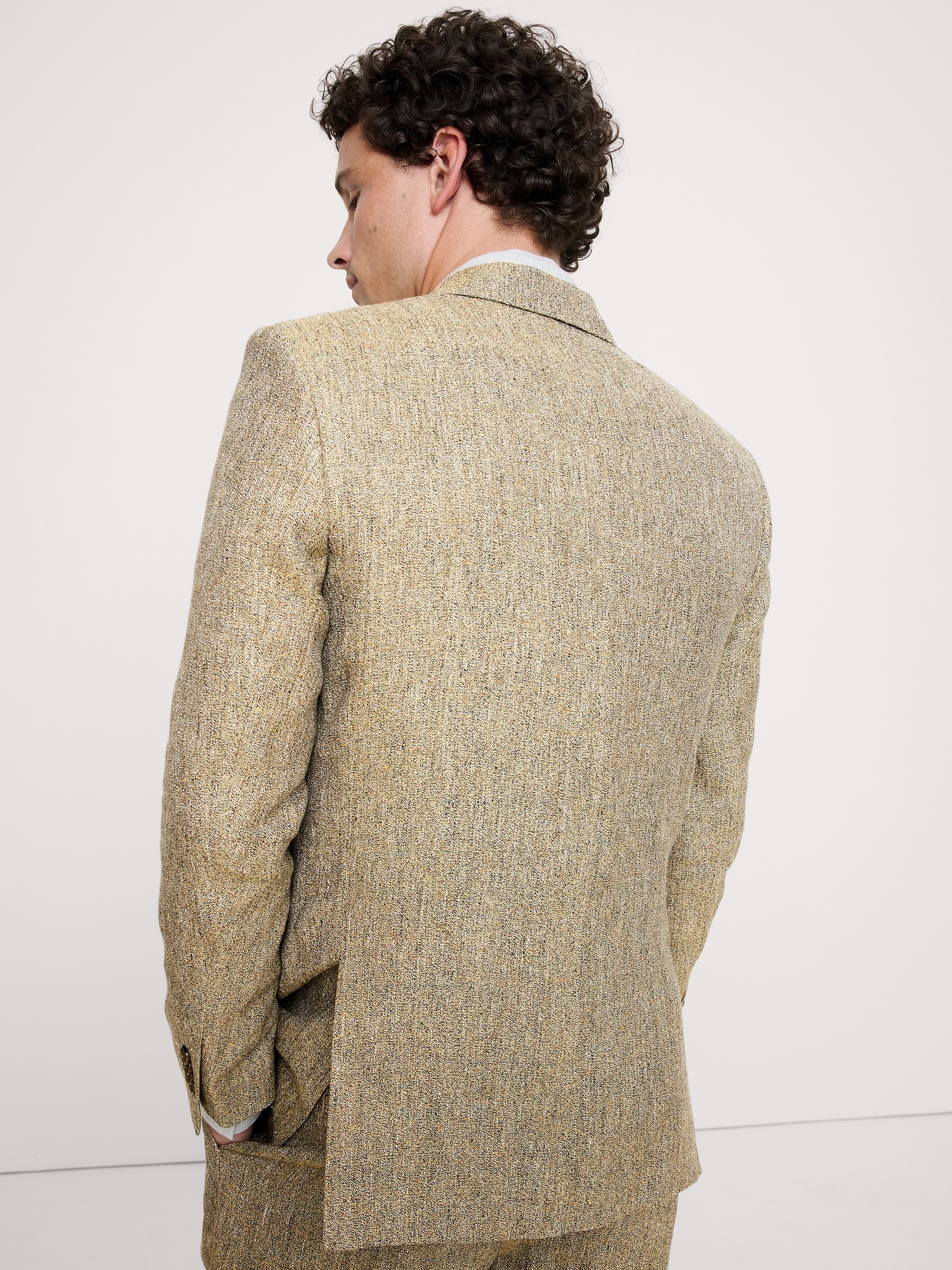 Image number 3 showing, Relaxed Italian Linen Suit Jacket