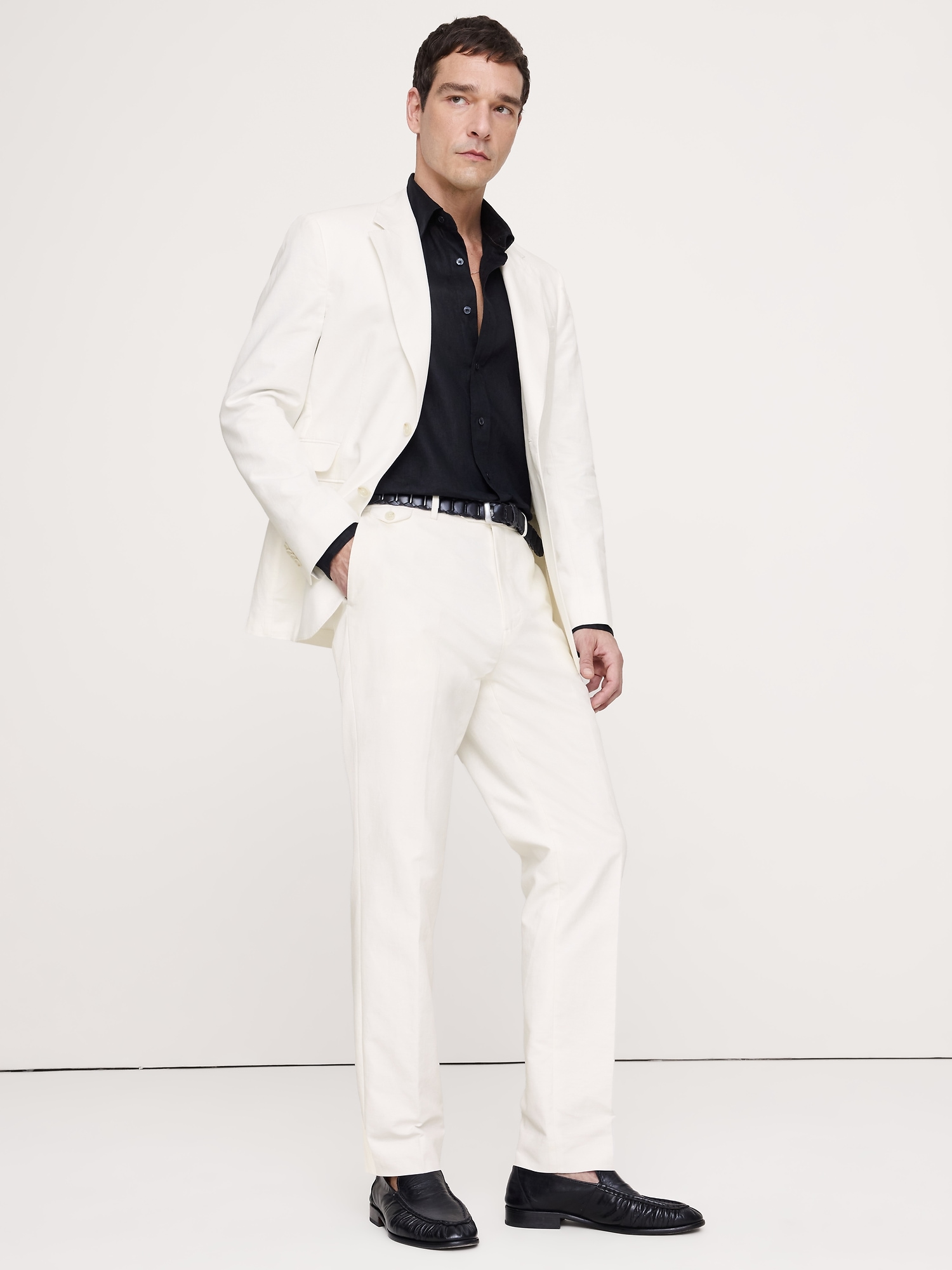Italian Cotton-Linen Suit Pant from Banana Republic - $200