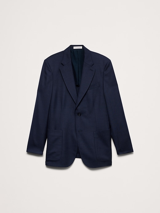 Tailored Slim-Fit Italian Wool Ventile Suit Jacket | Banana Republic