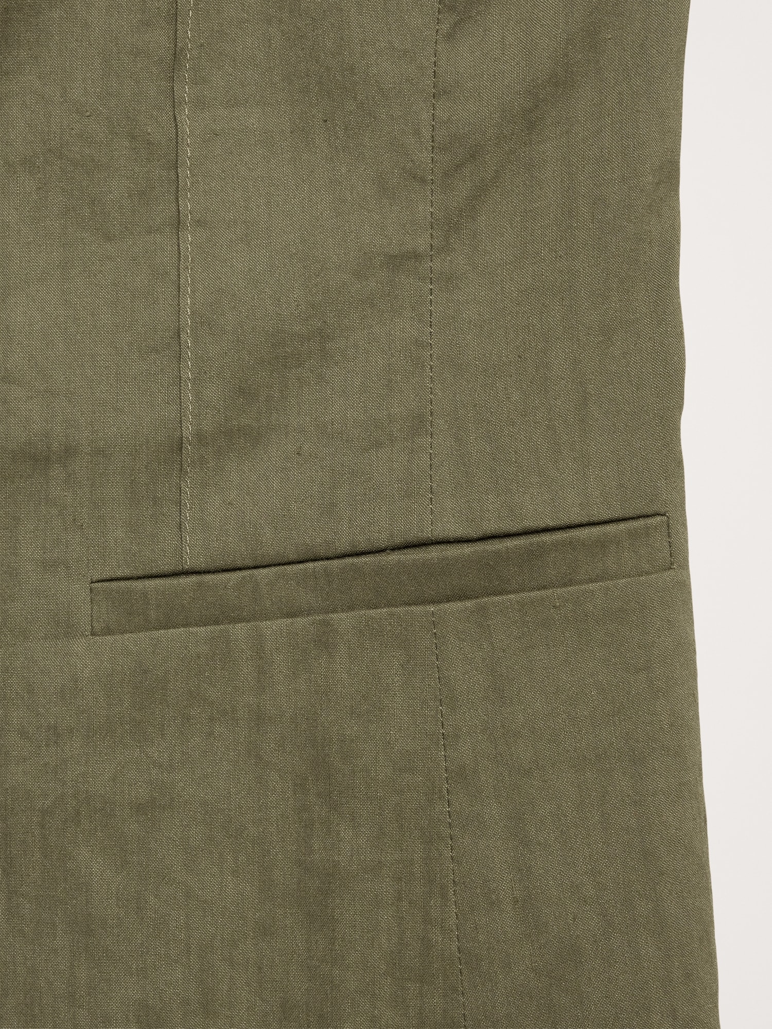 Image number 7 showing, Stretch Linen-Viscose Long Vest