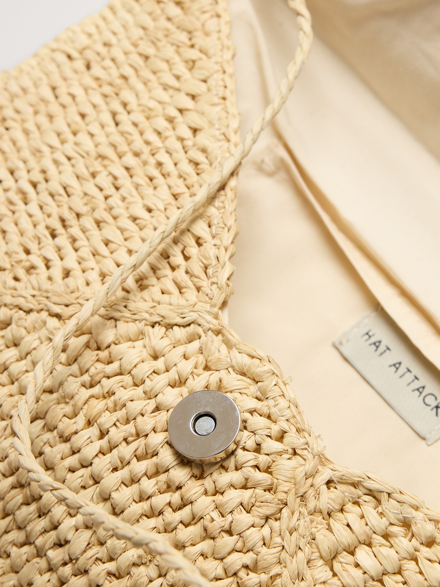 Image number 5 showing, Emmie Raffia Envelope Clutch by Hat Attack