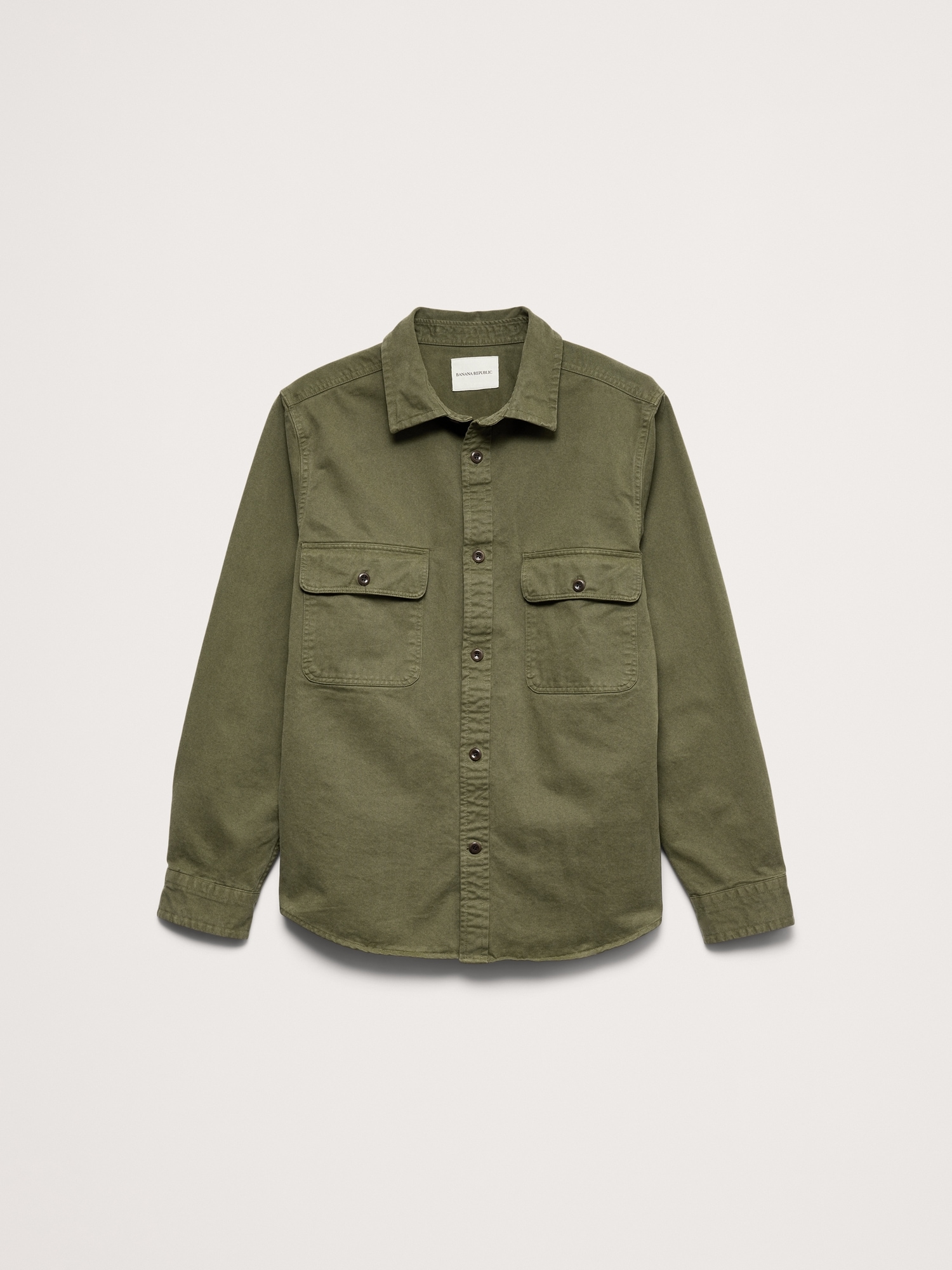 Image number 5 showing, Cotton Twill Overshirt