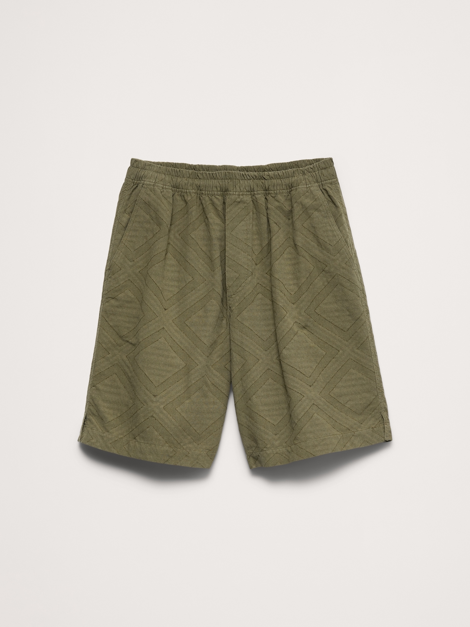 Image number 5 showing, 11" Cotton Jacquard Pull-On Short