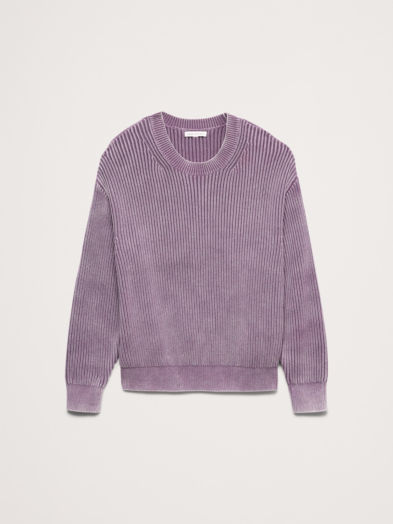 Image number 5 showing, Ribbed Cotton Crew-Neck Sweater