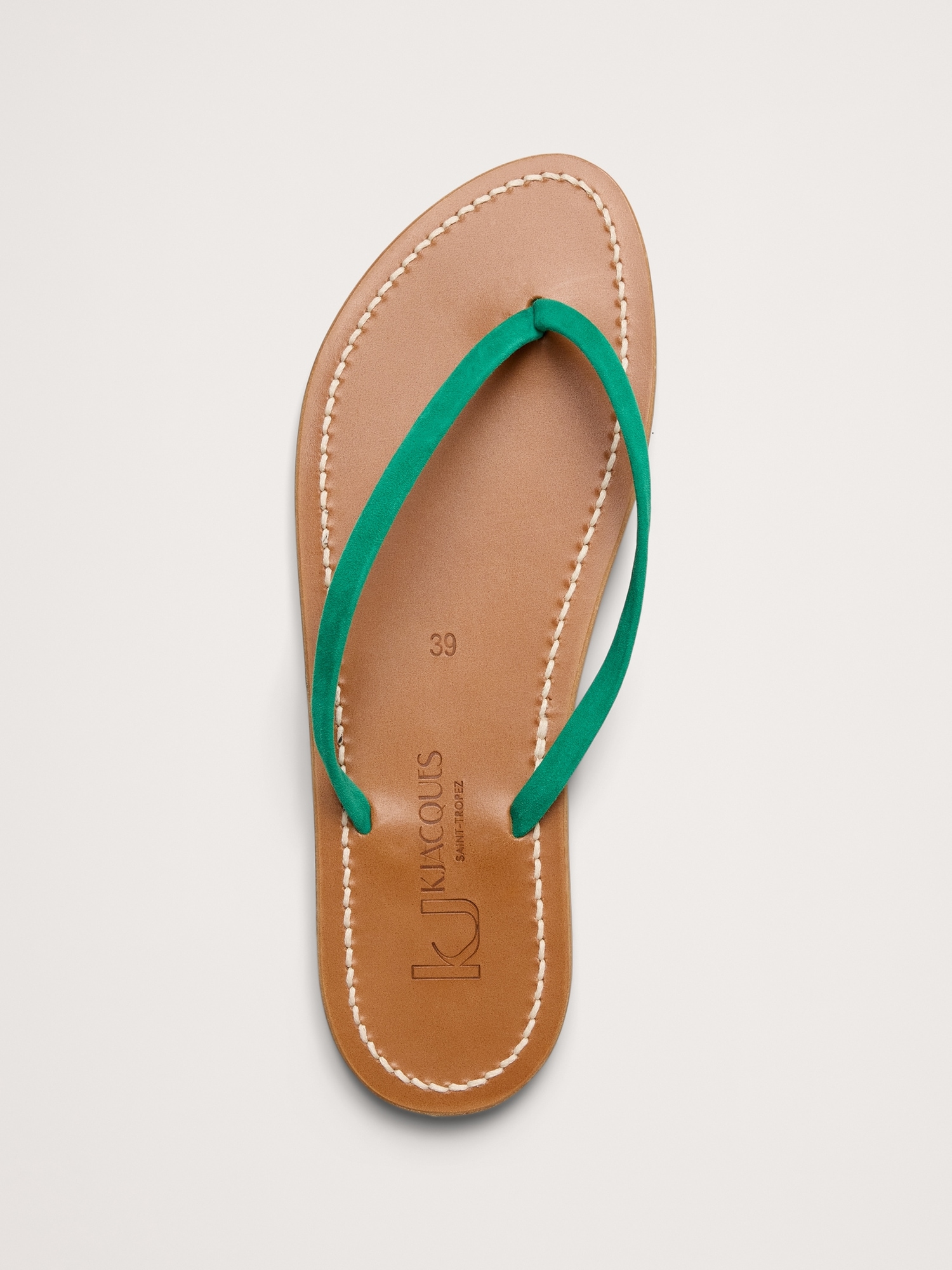 Image number 6 showing, Venise Leather Flip Flop by K Jacques