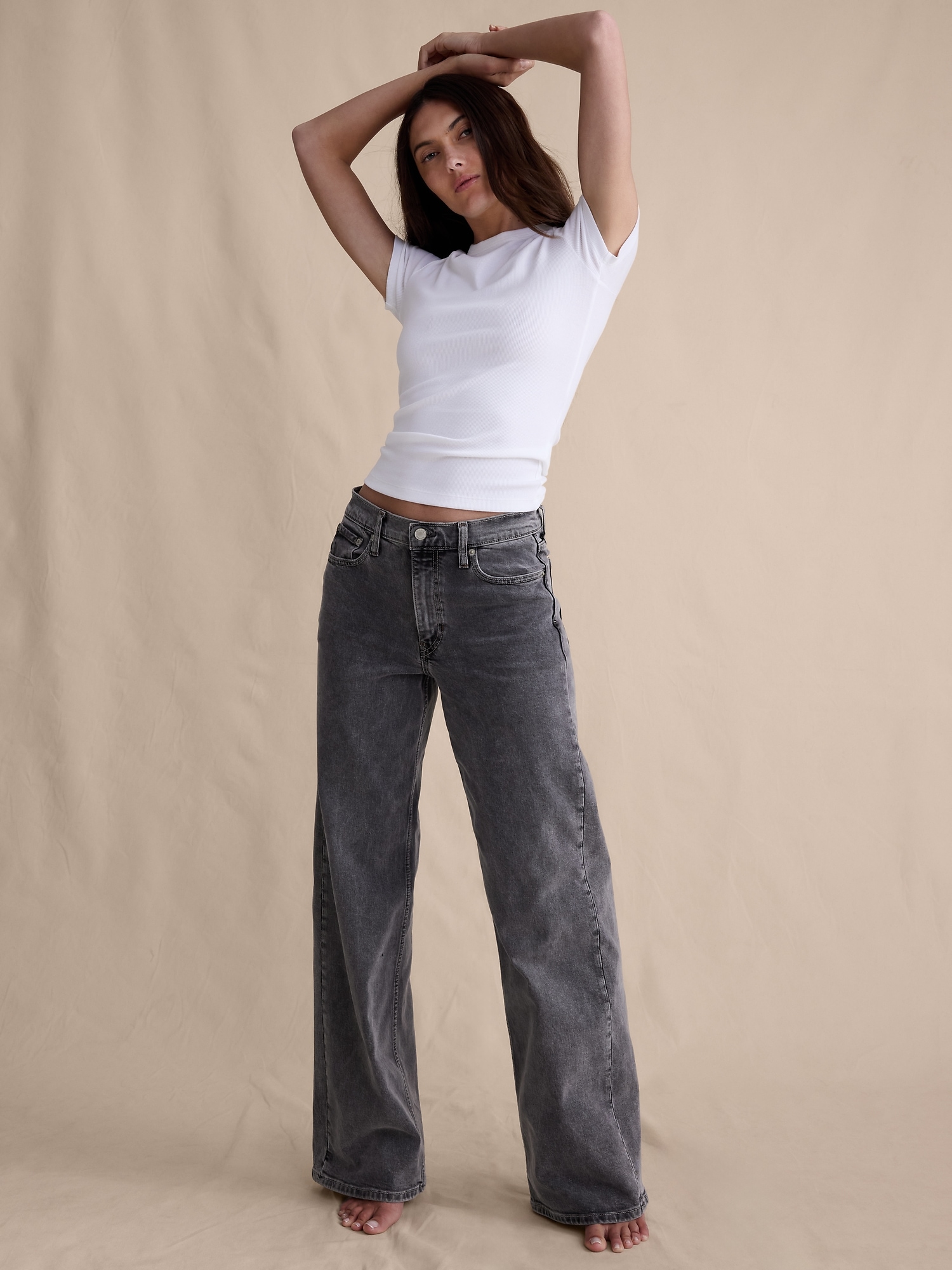 Image number 4 showing, The Icon Classic Wide-Leg Jean