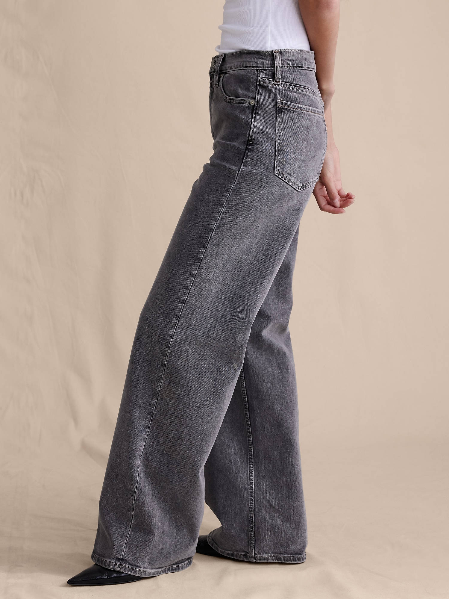 Image number 3 showing, The Icon Classic Wide-Leg Jean