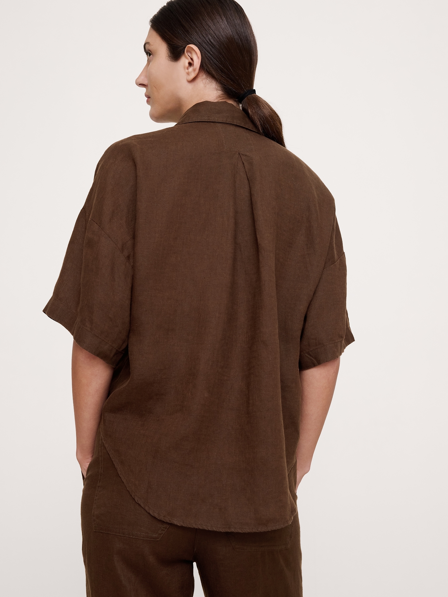 Image number 2 showing, Linen Short-Sleeve Shirt