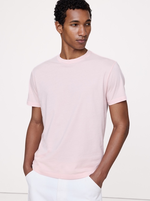 Lightweight Cotton Crew-Neck T-Shirt