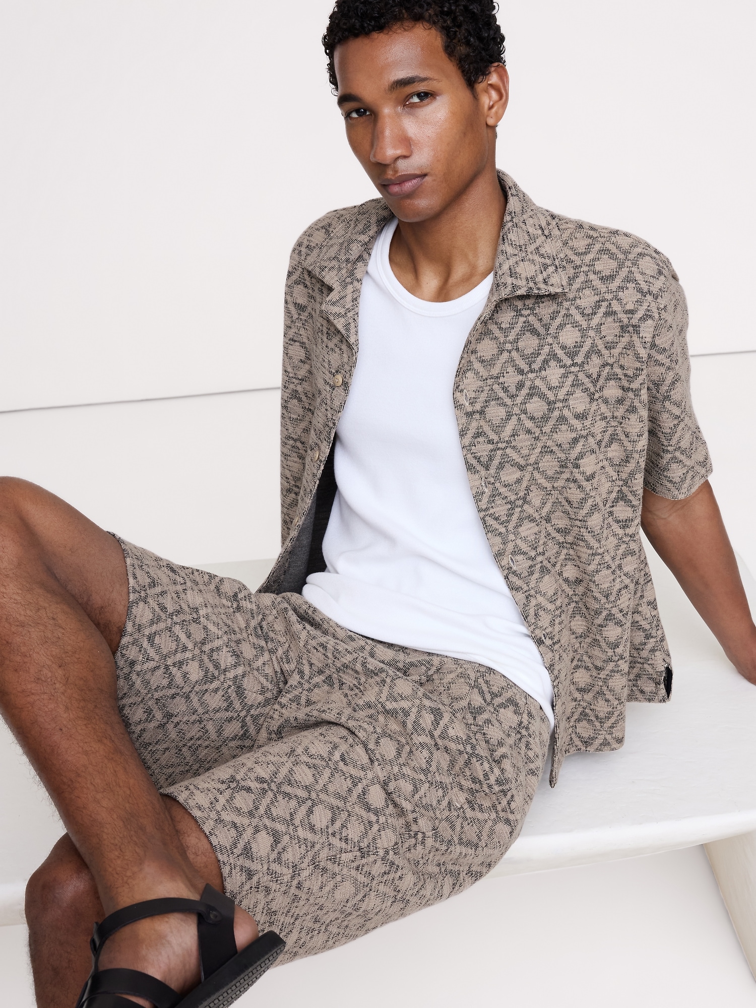 Image number 3 showing, Jacquard Resort Shirt