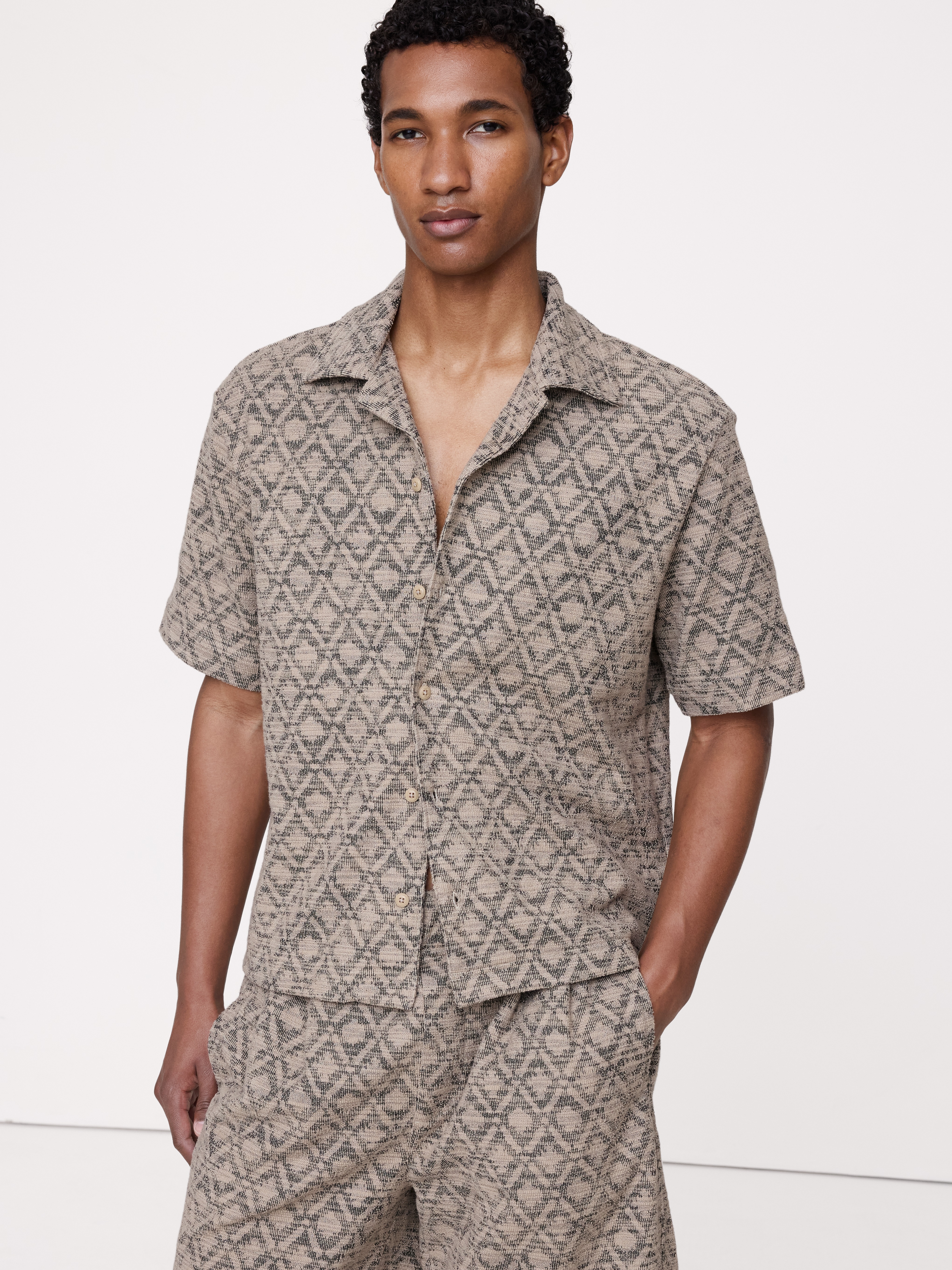 Jacquard Resort Shirt