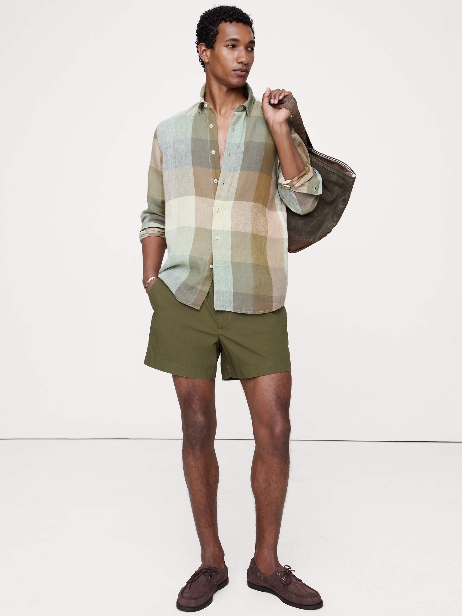 The Weekender 5" Pull-On Short in Cotton from Banana Republic - $70