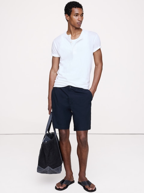 The Weekender 9" Pull-On Short in Cotton