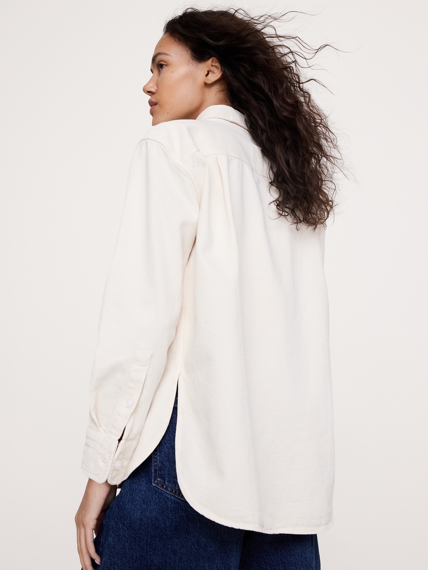 Image number 2 showing, The Oversized Denim Shirt