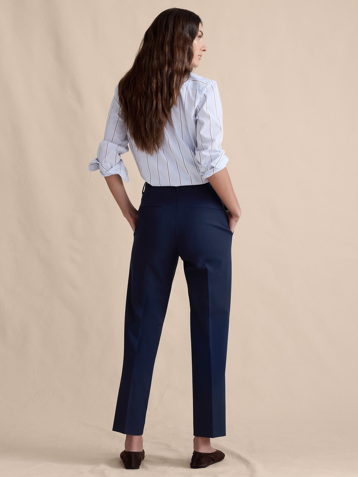 Image number 6 showing, High-Rise Modern Slim City Stretch Ankle Pant