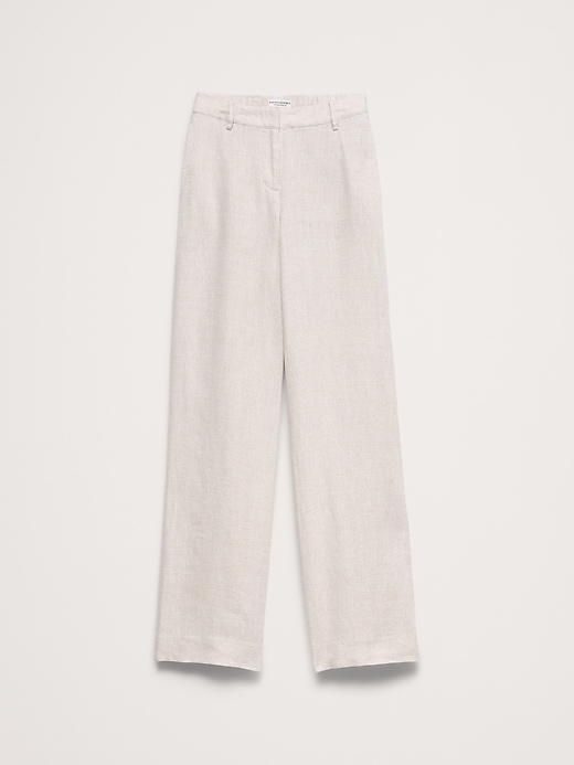 The Everyday Wide-Leg Pant in Linen | Banana Republic