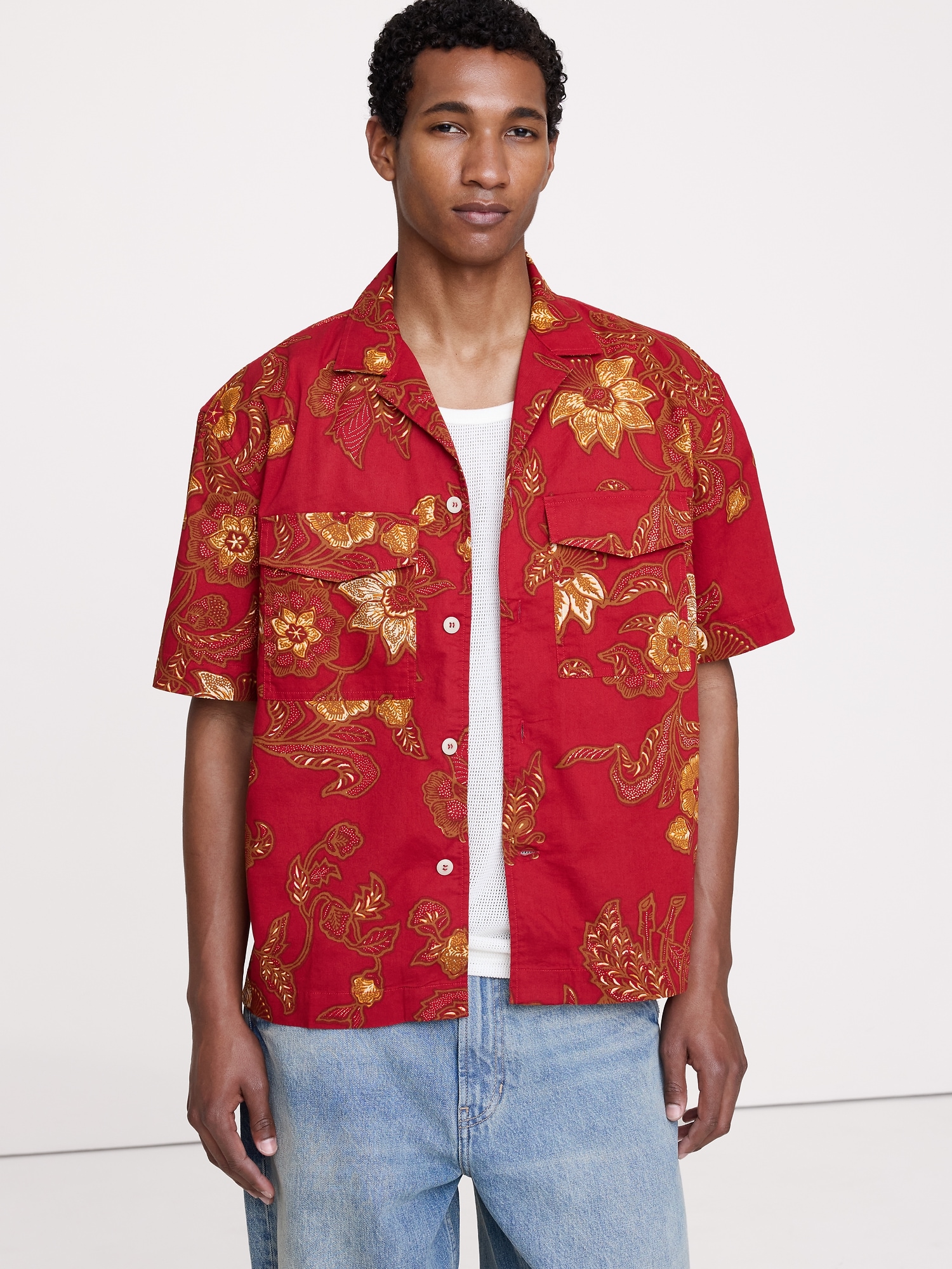 Image number 1 showing, Archive Reissue Relaxed-Fit Cotton Poplin Shirt