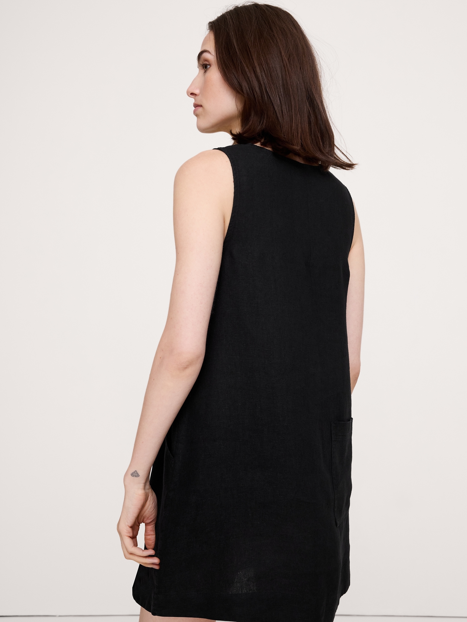 Image number 4 showing, Linen Shift Dress