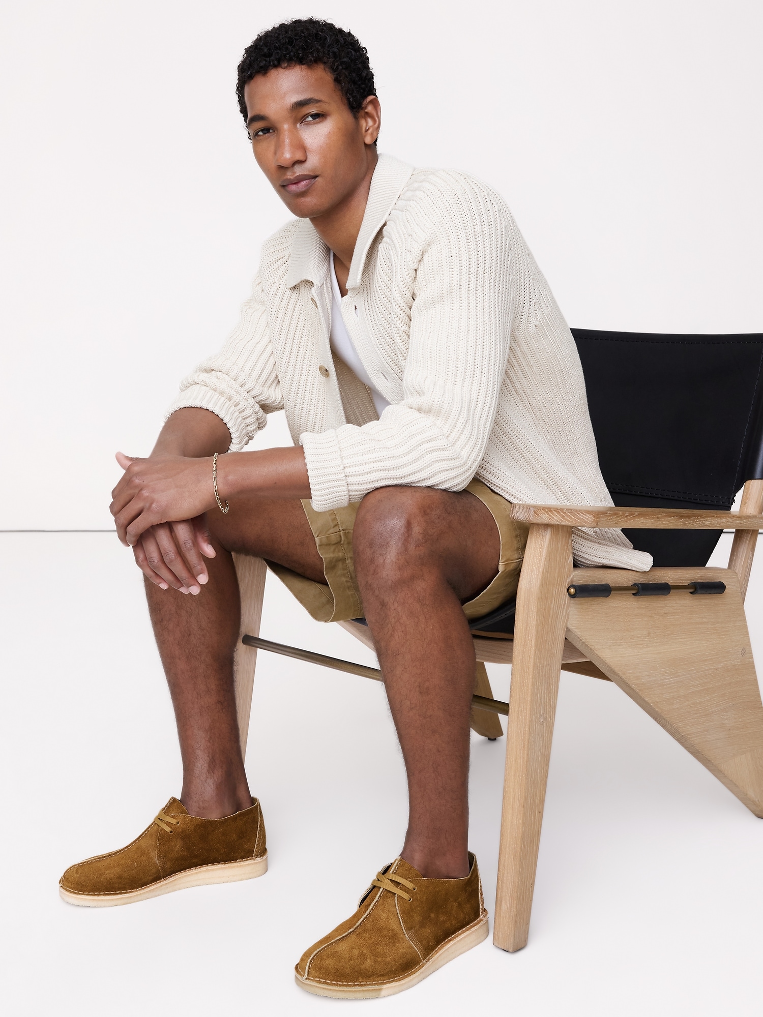 Мужские ботинки Banana Republic Desert Trek, Clarks Originals, цвет: Золотой бронзовый — фото 2