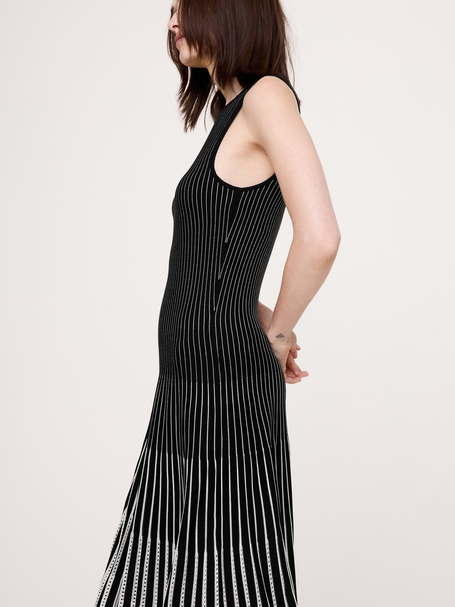 Image number 4 showing, Eyelet Sweater Maxi Dress