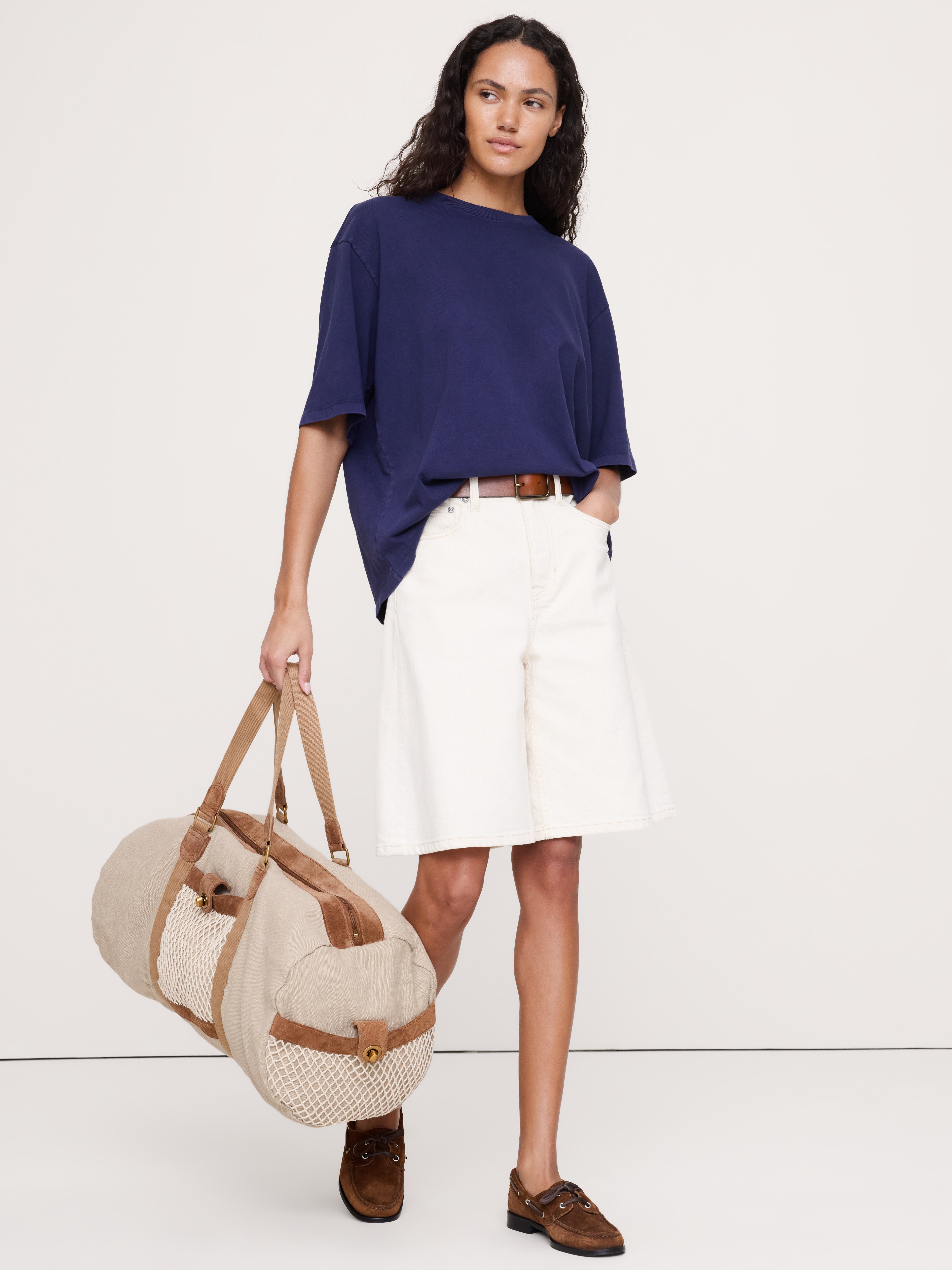 Oversized Vintage Cotton T-Shirt