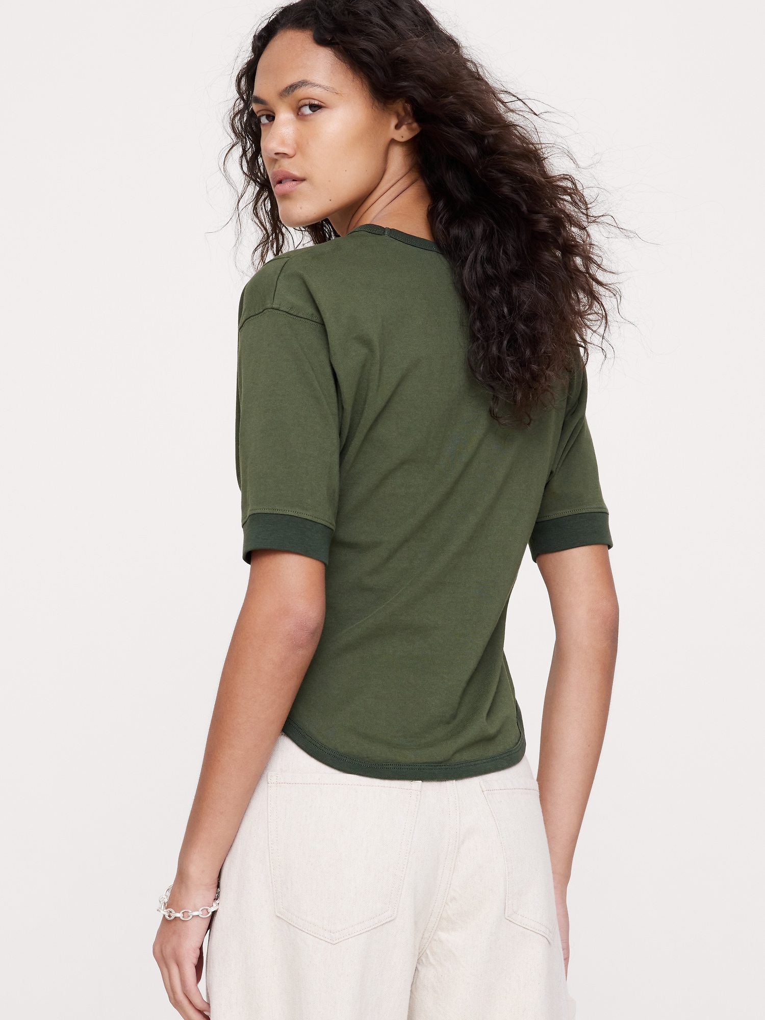 Image number 2 showing, Vintage Cotton Dolman T-Shirt