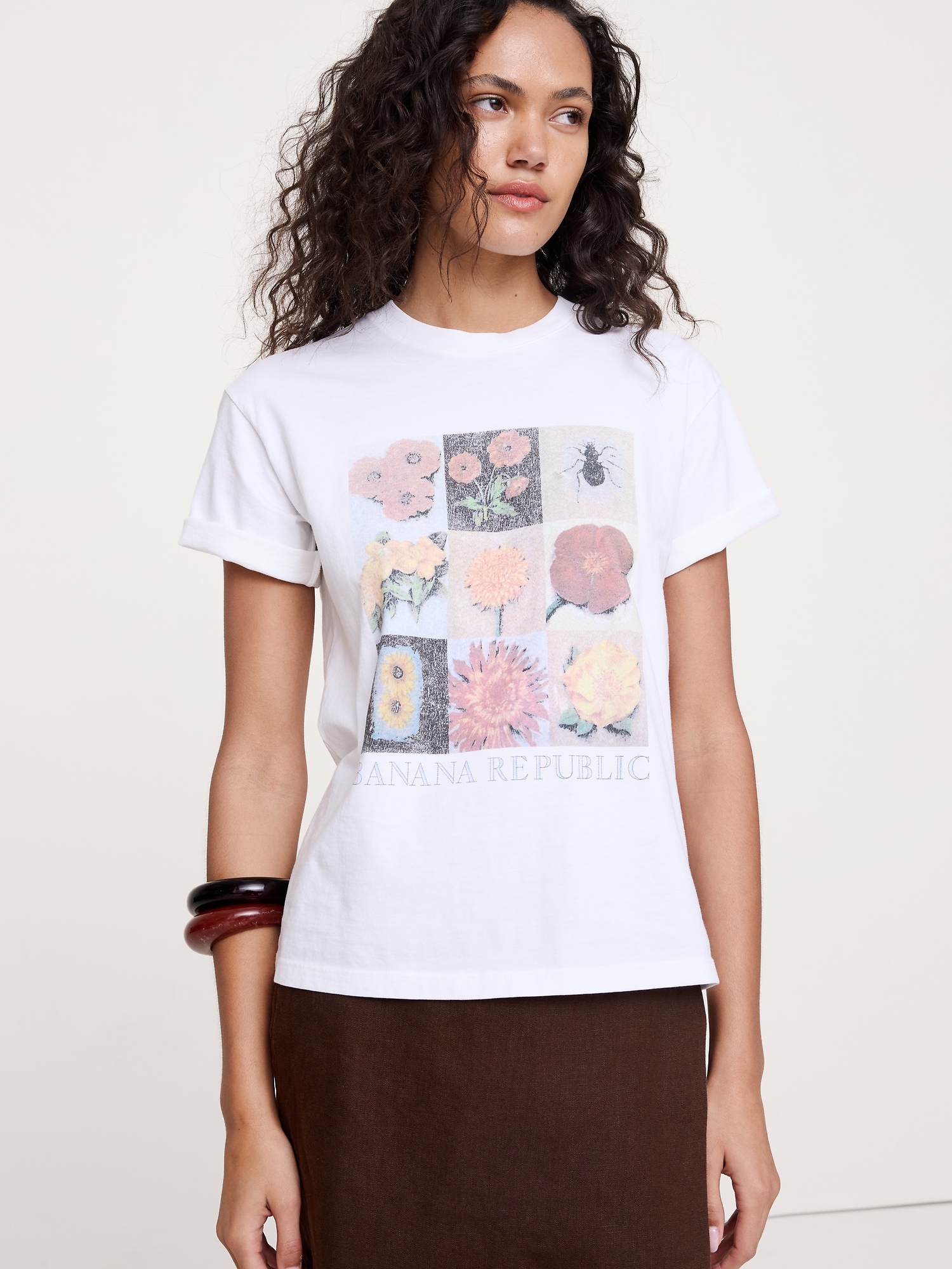 Image number 1 showing, Relaxed Vintage Cotton T-Shirt