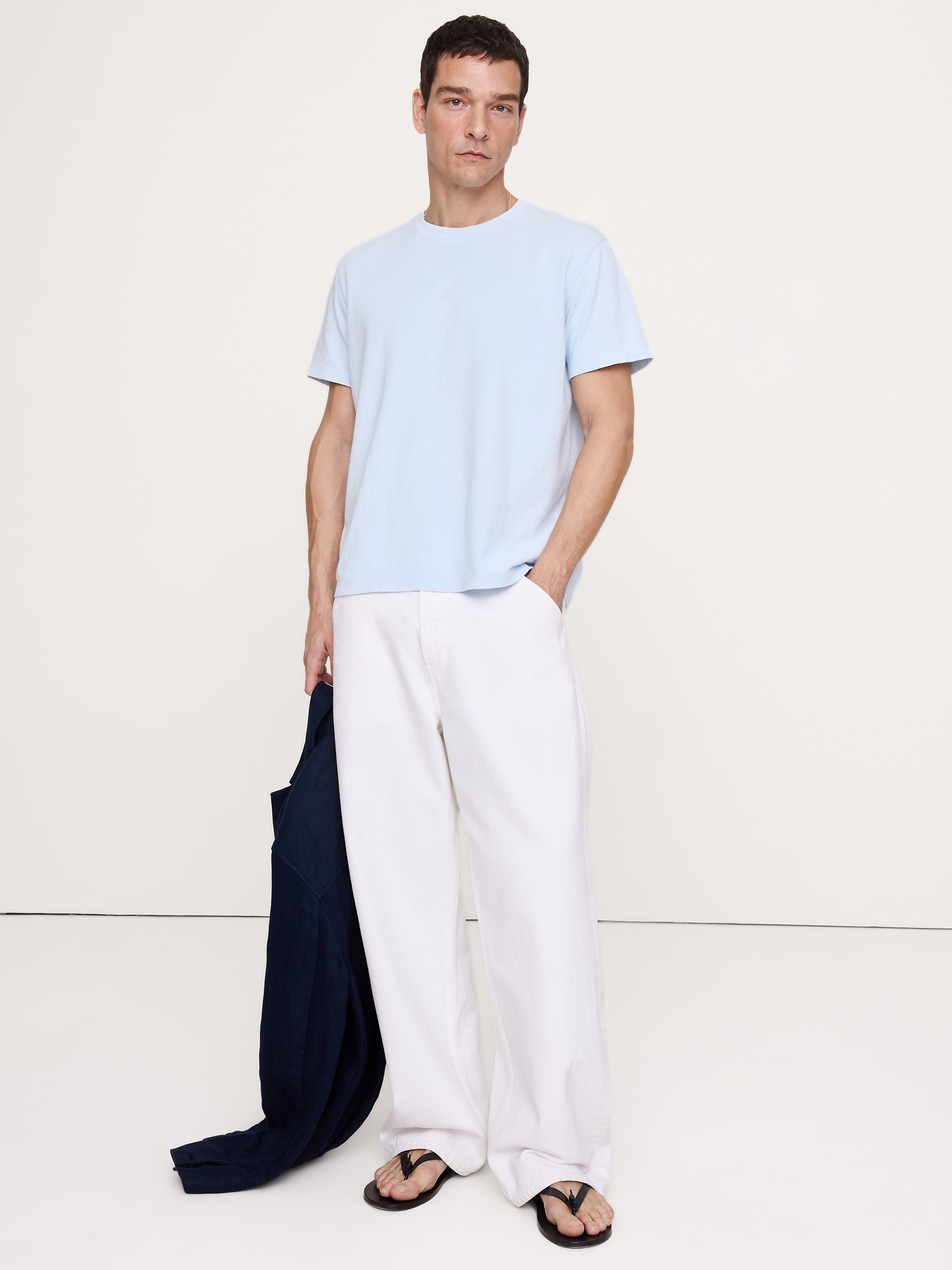 Image number 1 showing, Heritage Cotton Slub Crew-Neck T-Shirt