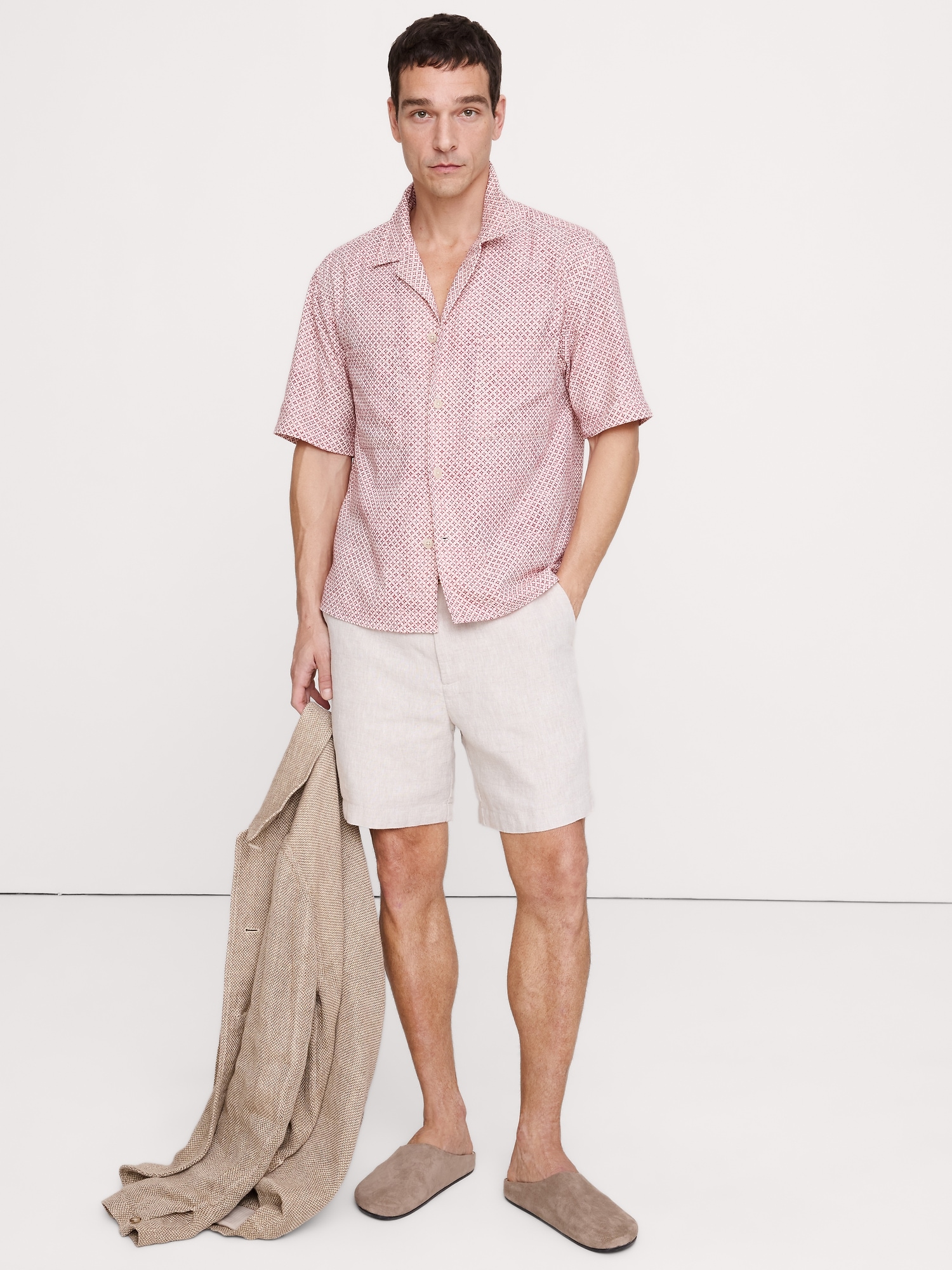 Image number 1 showing, Relaxed-Fit Seersucker Resort Shirt