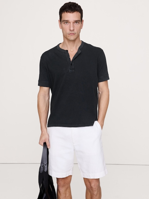 Heritage Cotton Slub Henley T-Shirt