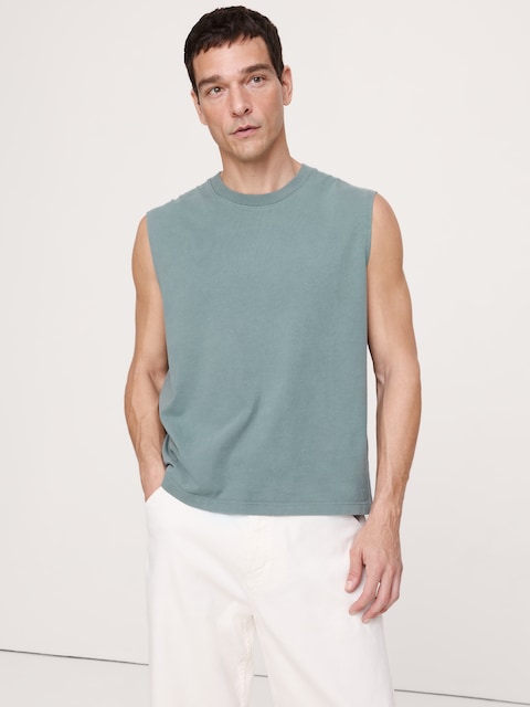 Sueded Cotton Tank