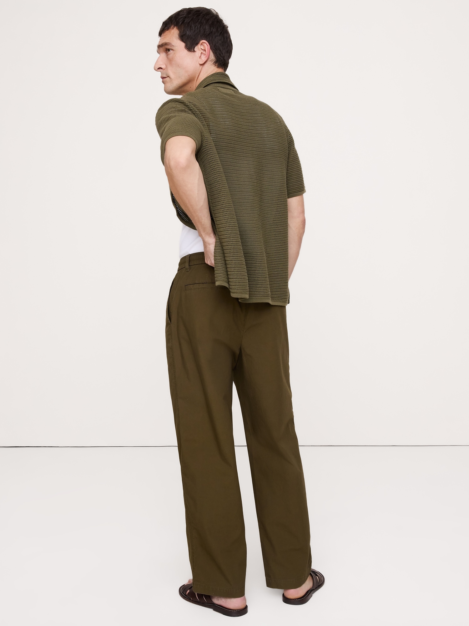 Image number 3 showing, Relaxed Lightweight Cotton Pant
