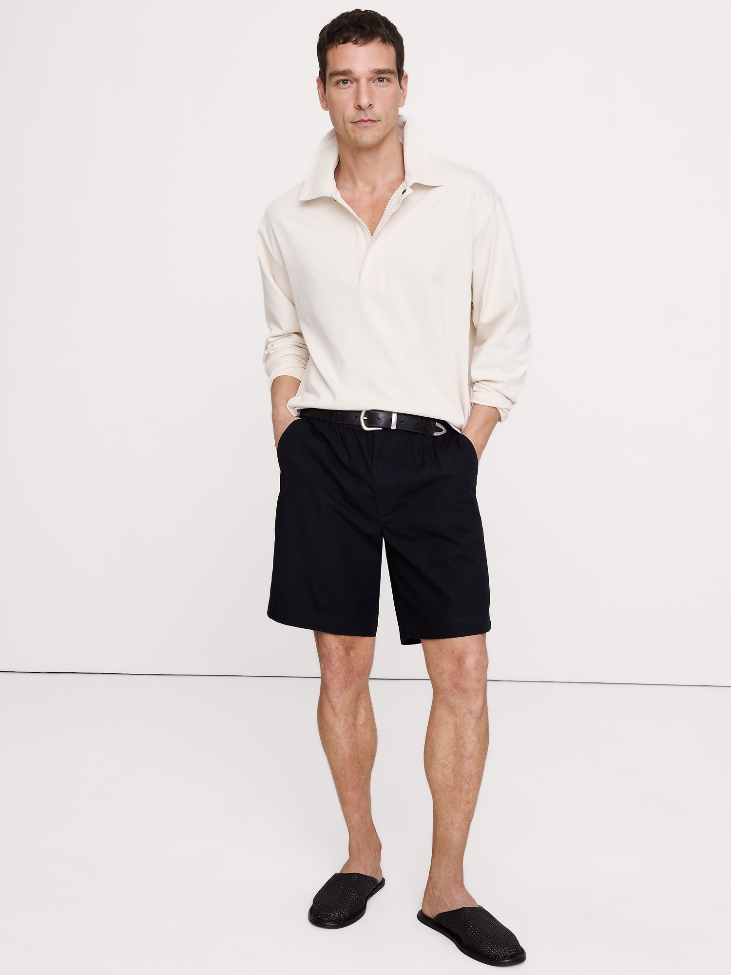 Image number 1 showing, The Weekender 9" Pull-On Short in Cotton