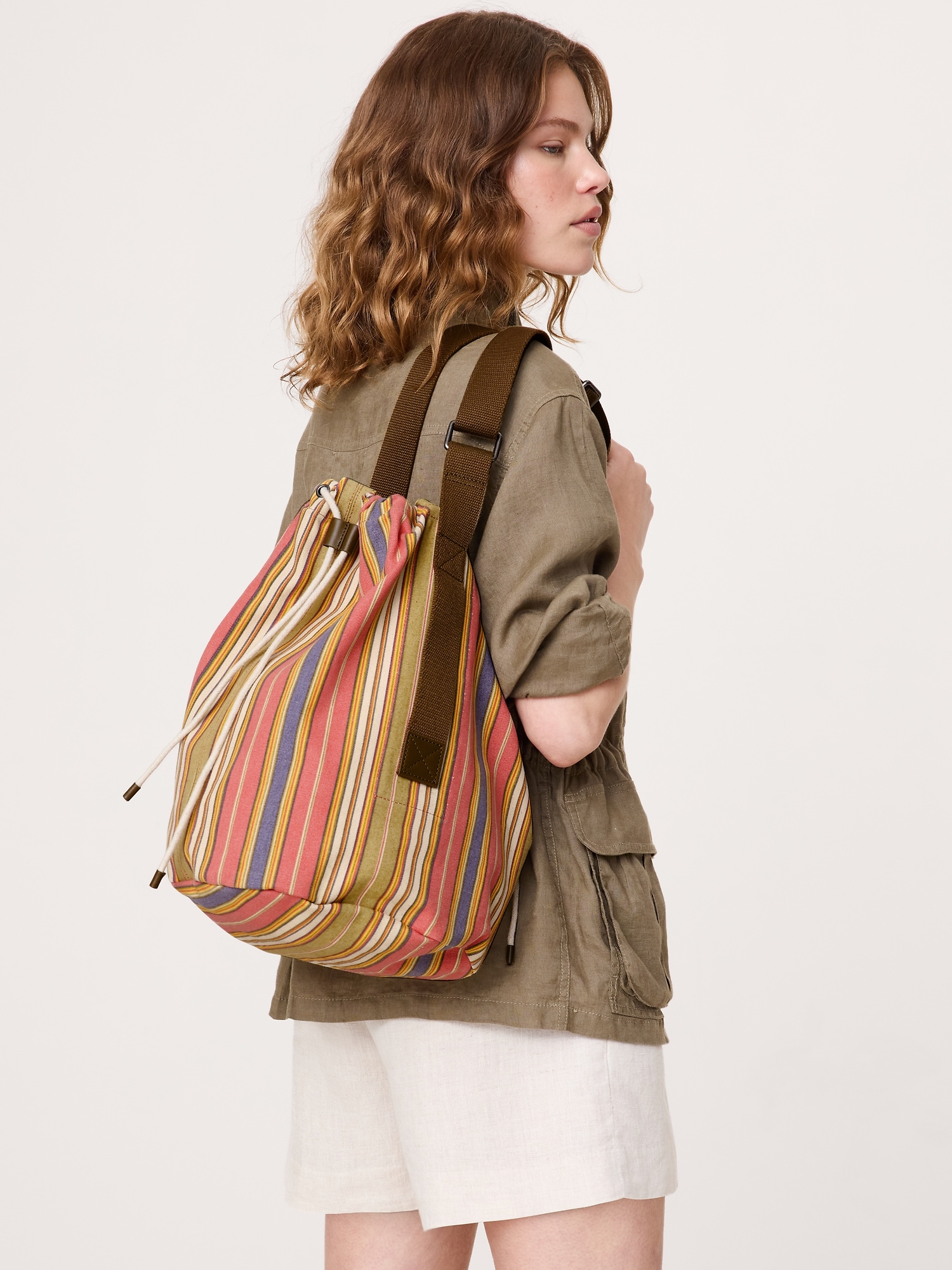 Image number 2 showing, Cotton Canvas Crossbody Bag