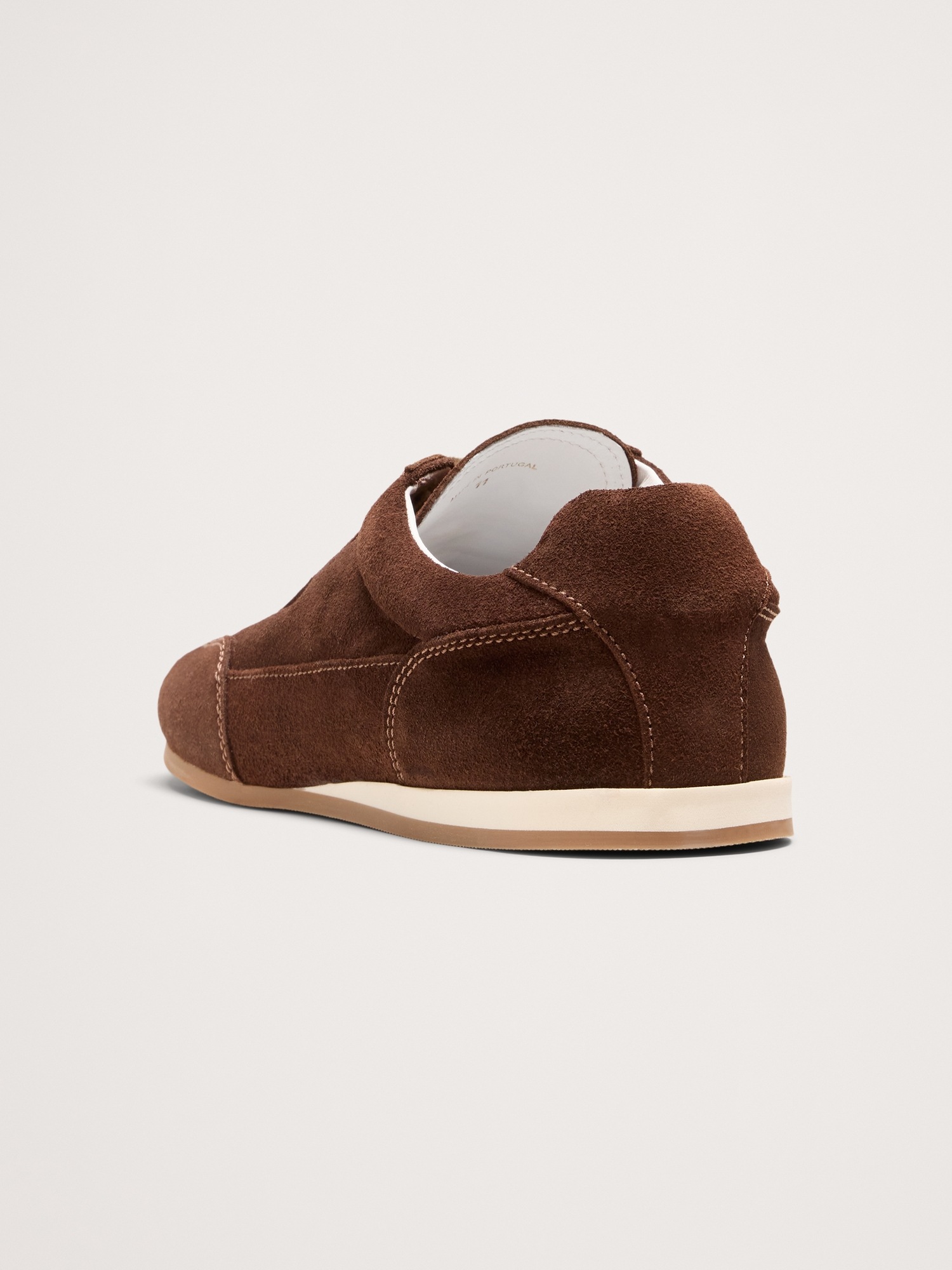 Мужские кроссовки Banana Republic Italian Suede Low-Pro, цвет: Шоколадный коричневый — фото 5